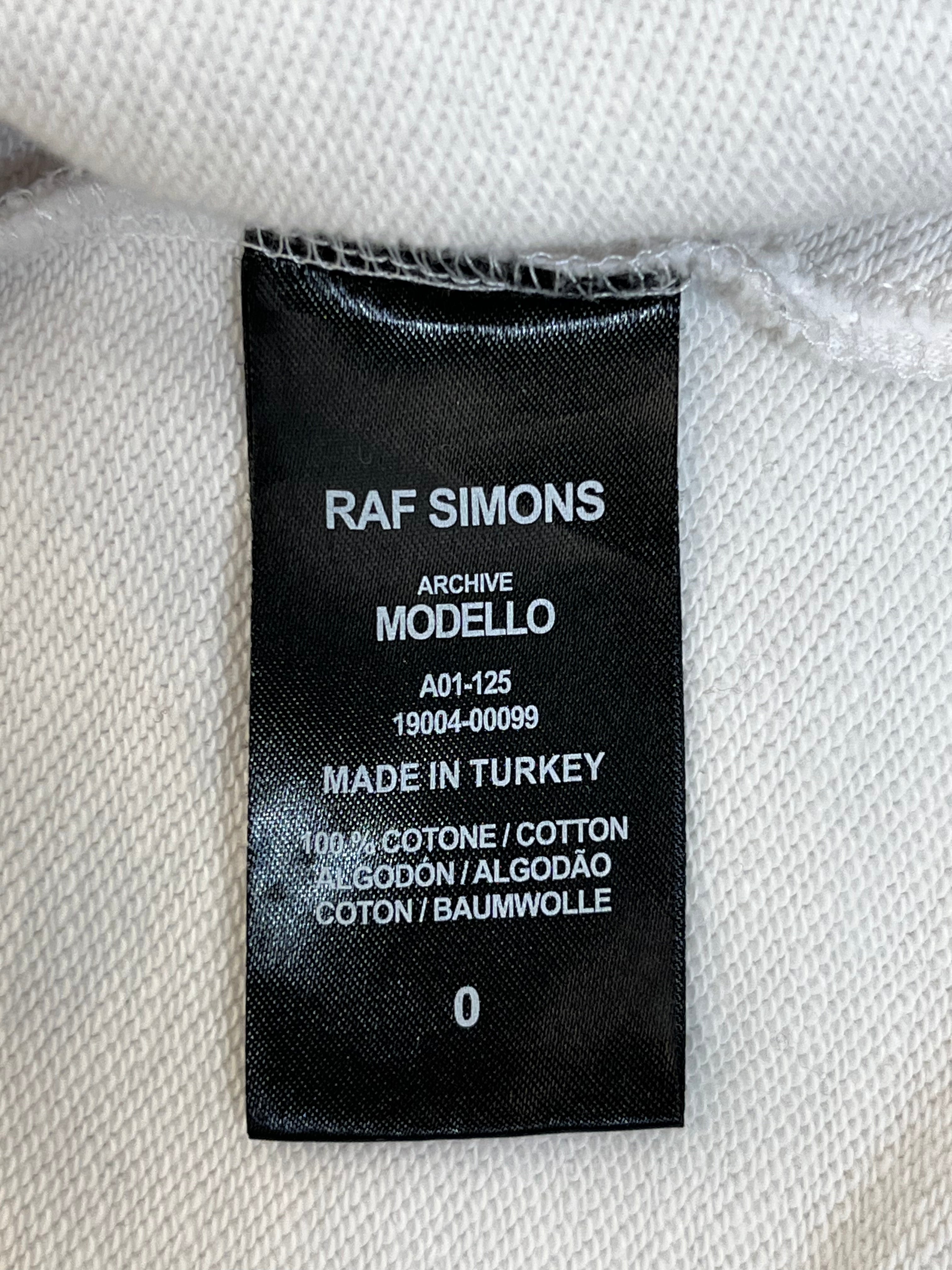 RAF SIMONS/Hoodie/0/Graphic/Cotton/WHT/antwerp belgium view 4
