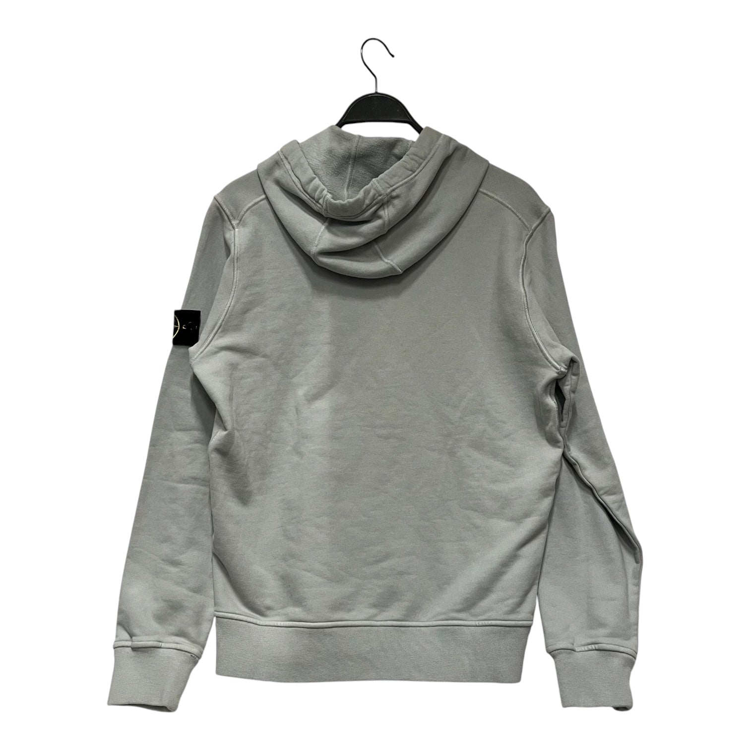 STONE ISLAND/Hoodie/M/Cotton/BLU/logo patch view 2