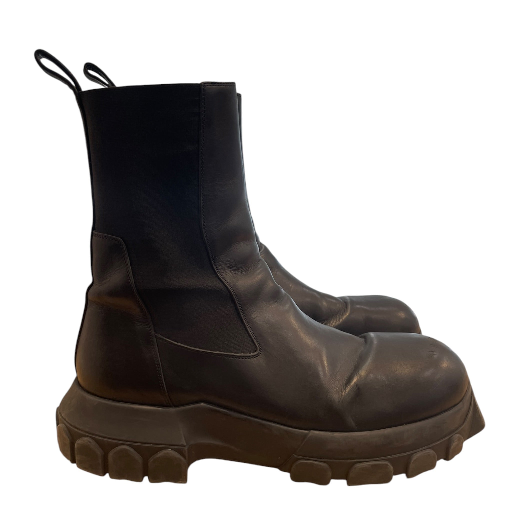 Rick Owens/Chelsea Boots/EU 46/Leather/BLK/BOZO BEATLE PLATFORM view 4