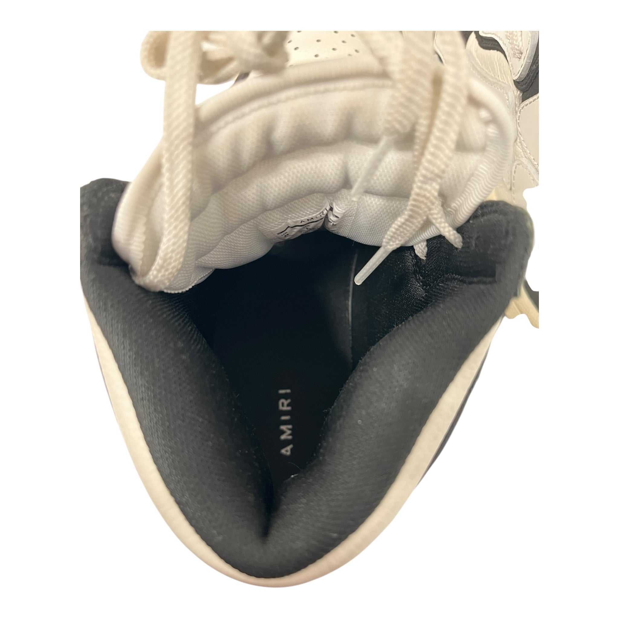 AMIRI/Hi-Sneakers/US 8/Leather/WHT/BLACK ACCENT SKULL JORDAN 1 view 3