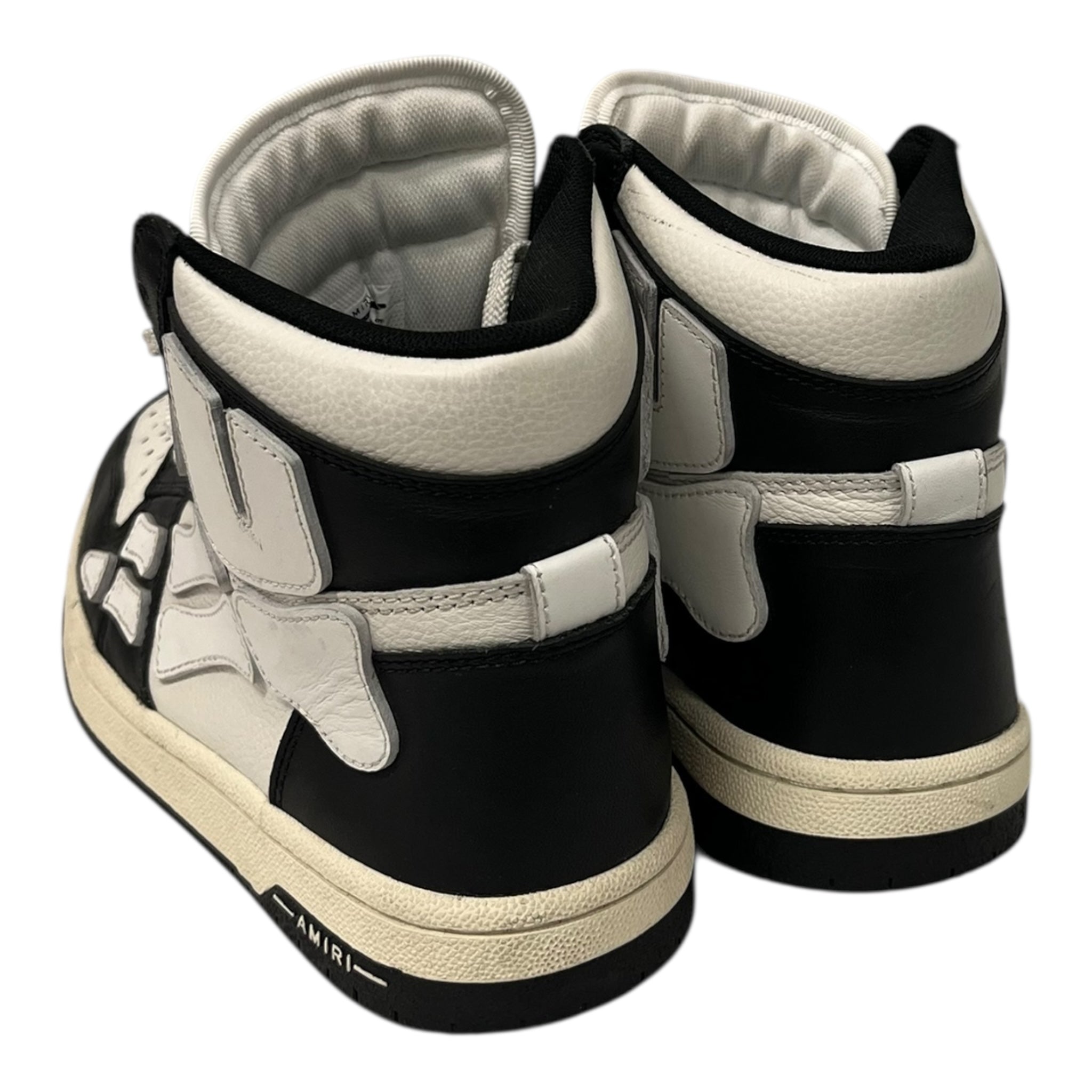 AMIRI/Hi-Sneakers/US 8/Leather/WHT/BLACK ACCENT SKULL JORDAN 1 view 2