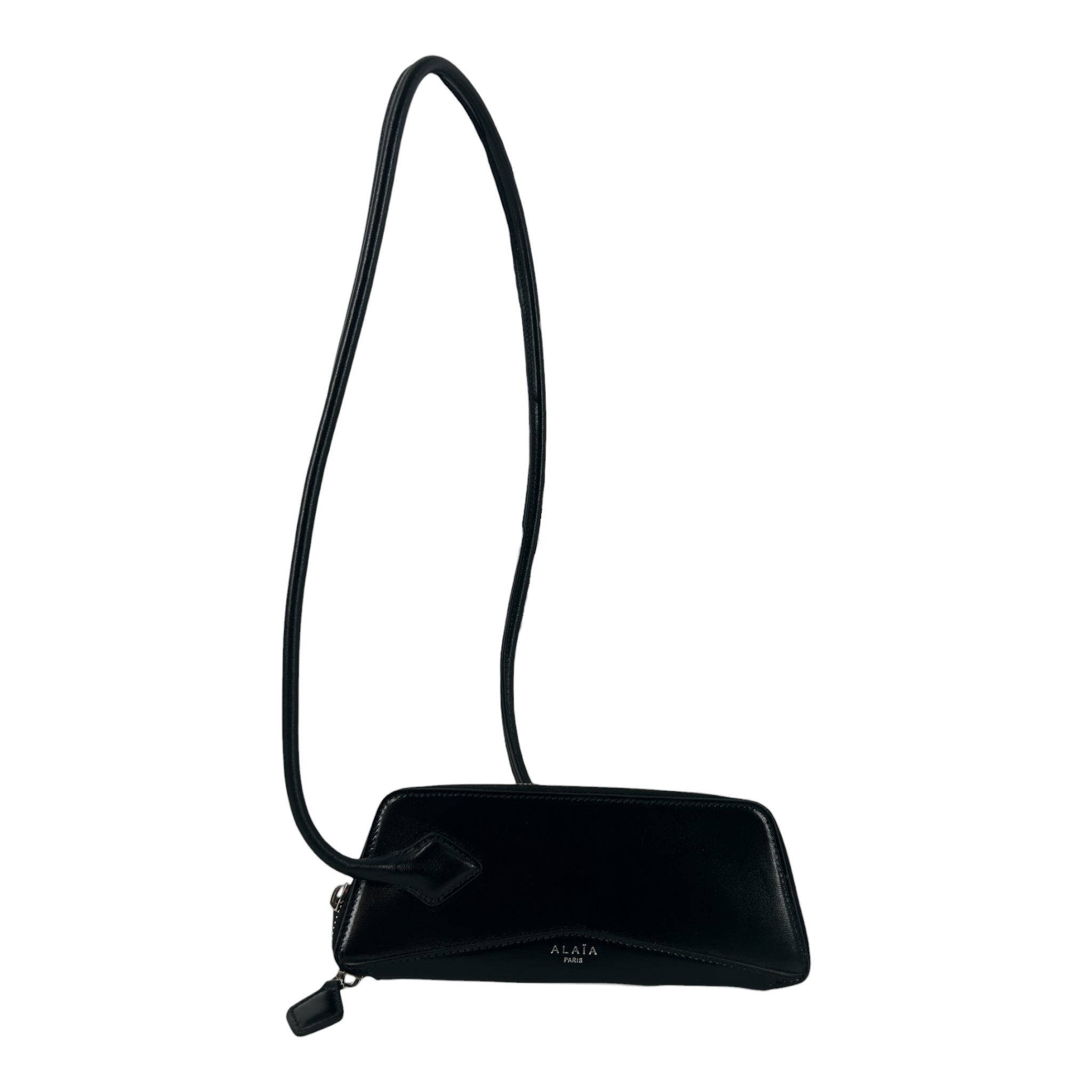 ALAIA/Hand Bag/Leather/BLK/SMALL RECTANGLE LONG STRAP view 1