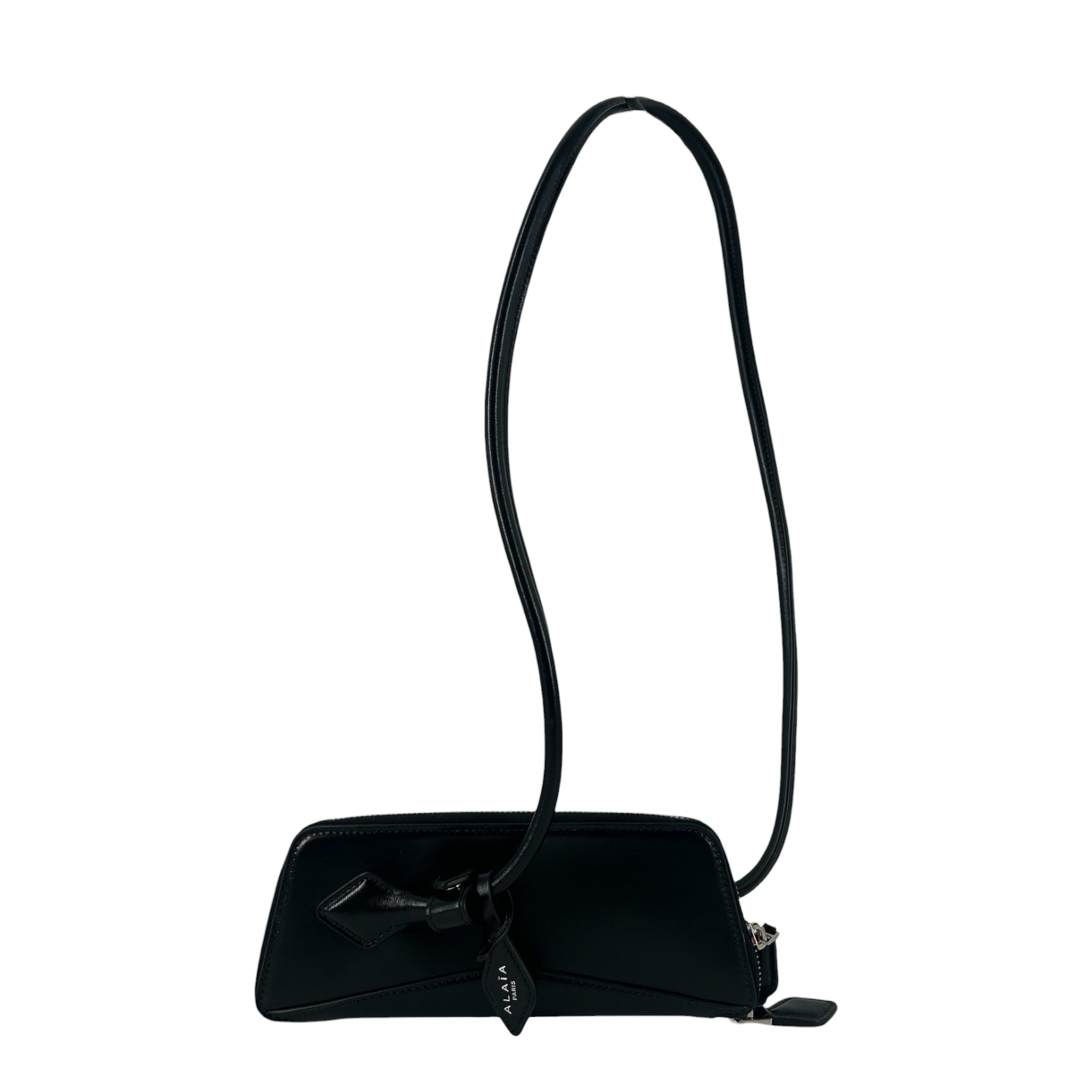 ALAIA/Hand Bag/Leather/BLK/SMALL RECTANGLE LONG STRAP view 2