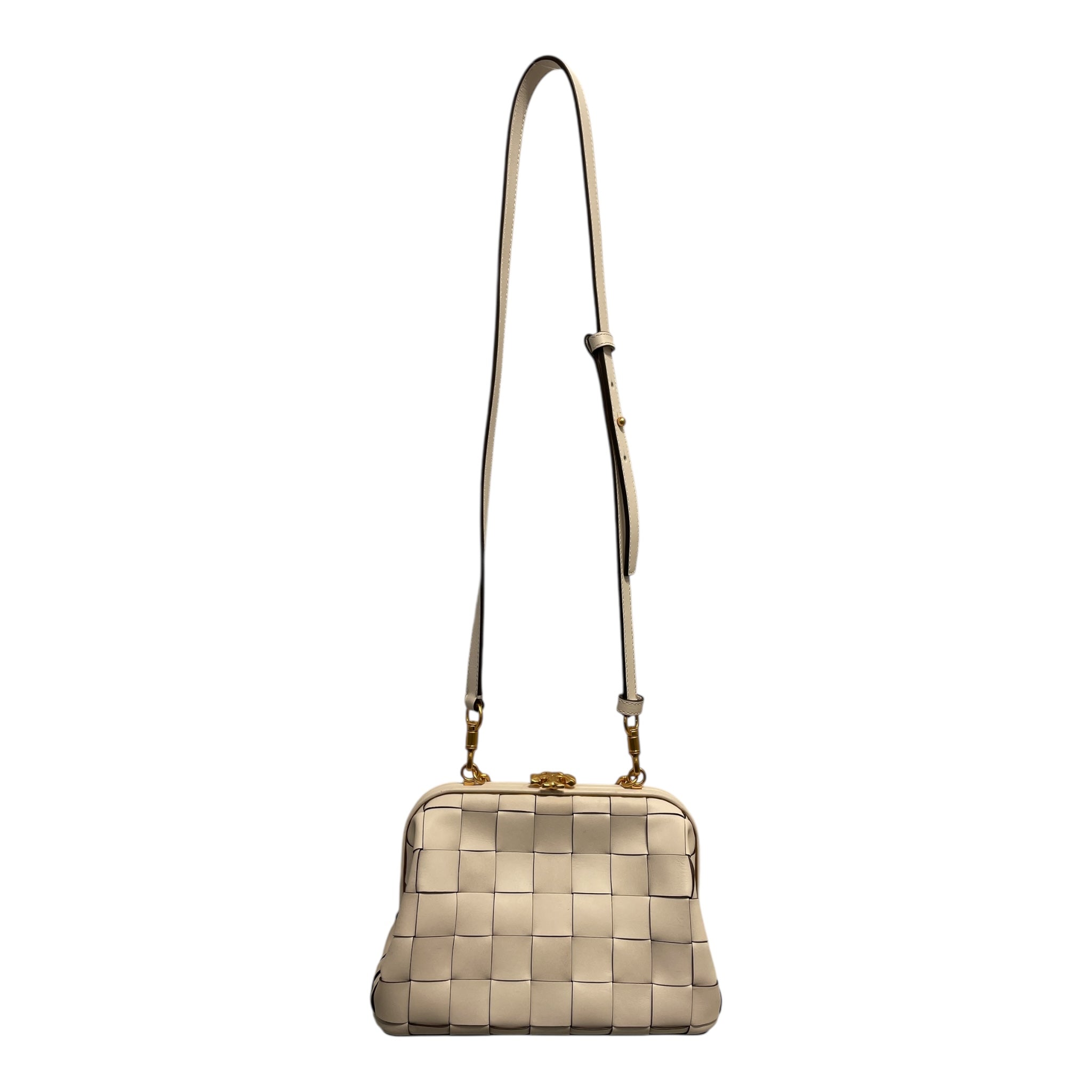TORY BURCH/Hand Bag/Leather/WHT/GOLDCHAIN view 2