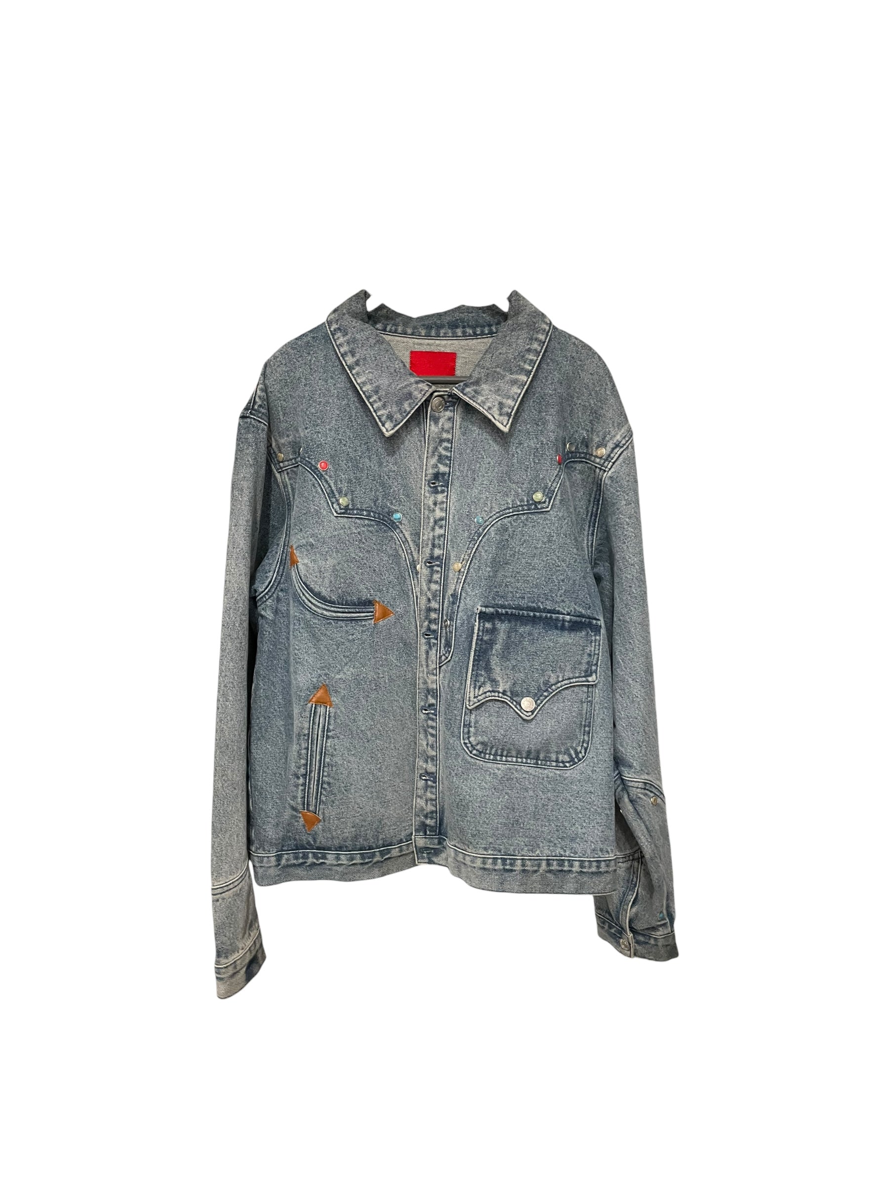 FUGAZI/Denim Jkt/L/Cotton/BLU/WESTERN DENIIM JACKET view 1