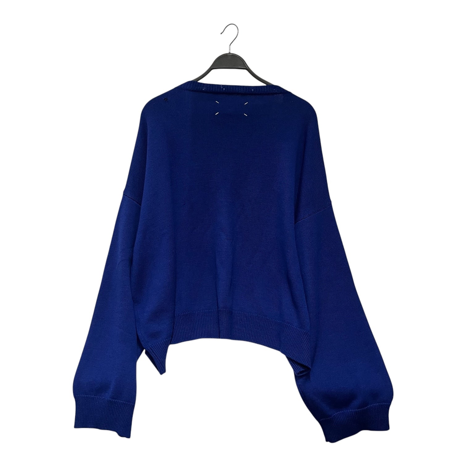 Maison Margiela/Sweater/L/Cotton/BLU/intarsia geomtric view 2