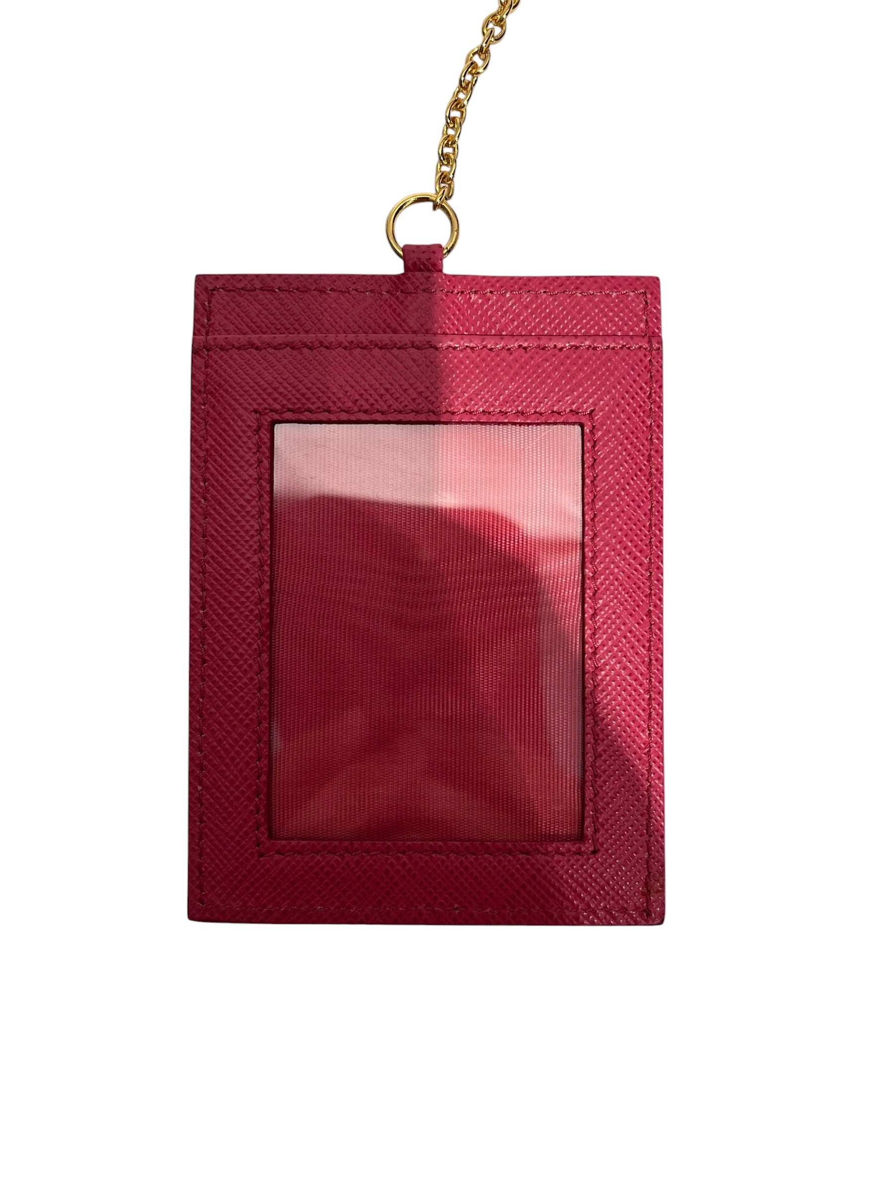 PRADA/Bifold Wallet/BLK/L's/Pink interior view 8