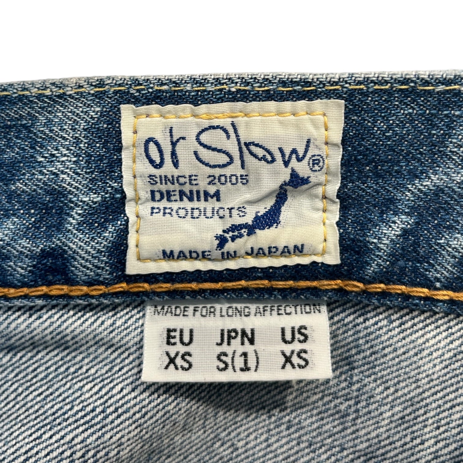 OR SLOW/Pants/XS/Denim/BLU/ view 3
