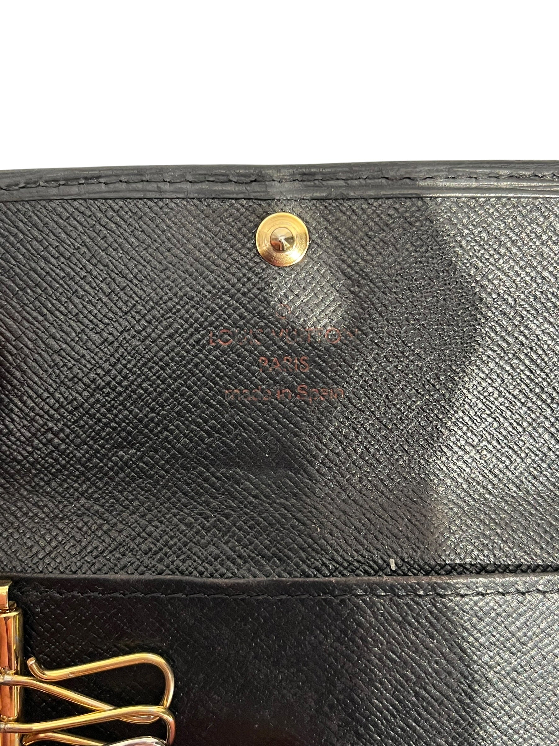 LOUIS VUITTON/Key Case/Leather/BLK/EPI LEATHER KEY CASE CA1012 view 4