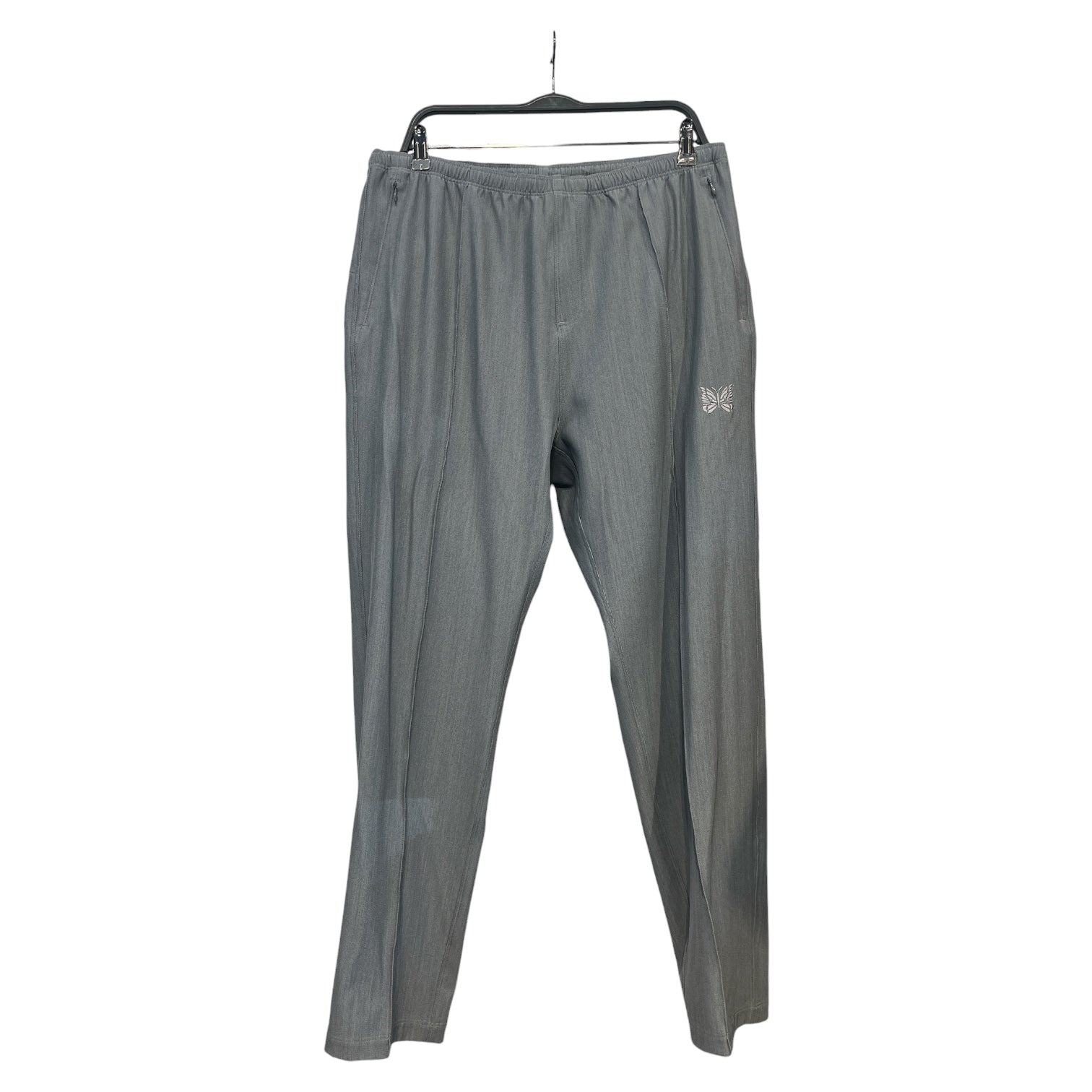 Needles/Pants/XL/Cotton/GRY/white embroidery