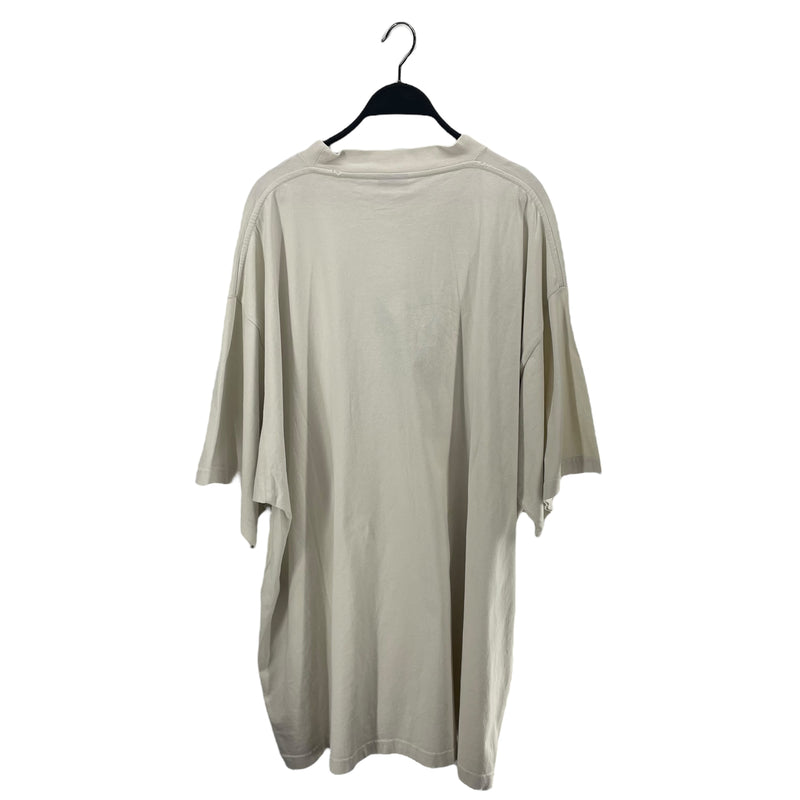 BALENCIAGA/T-Shirt/5/Cotton/WHT/BE DIFFERENT APPLE LOGO