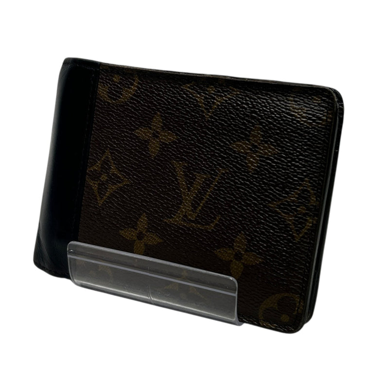 LOUIS VUITTON/Bifold Wallet/Monogram/Leather/BRW/MACASSAR GASPAR