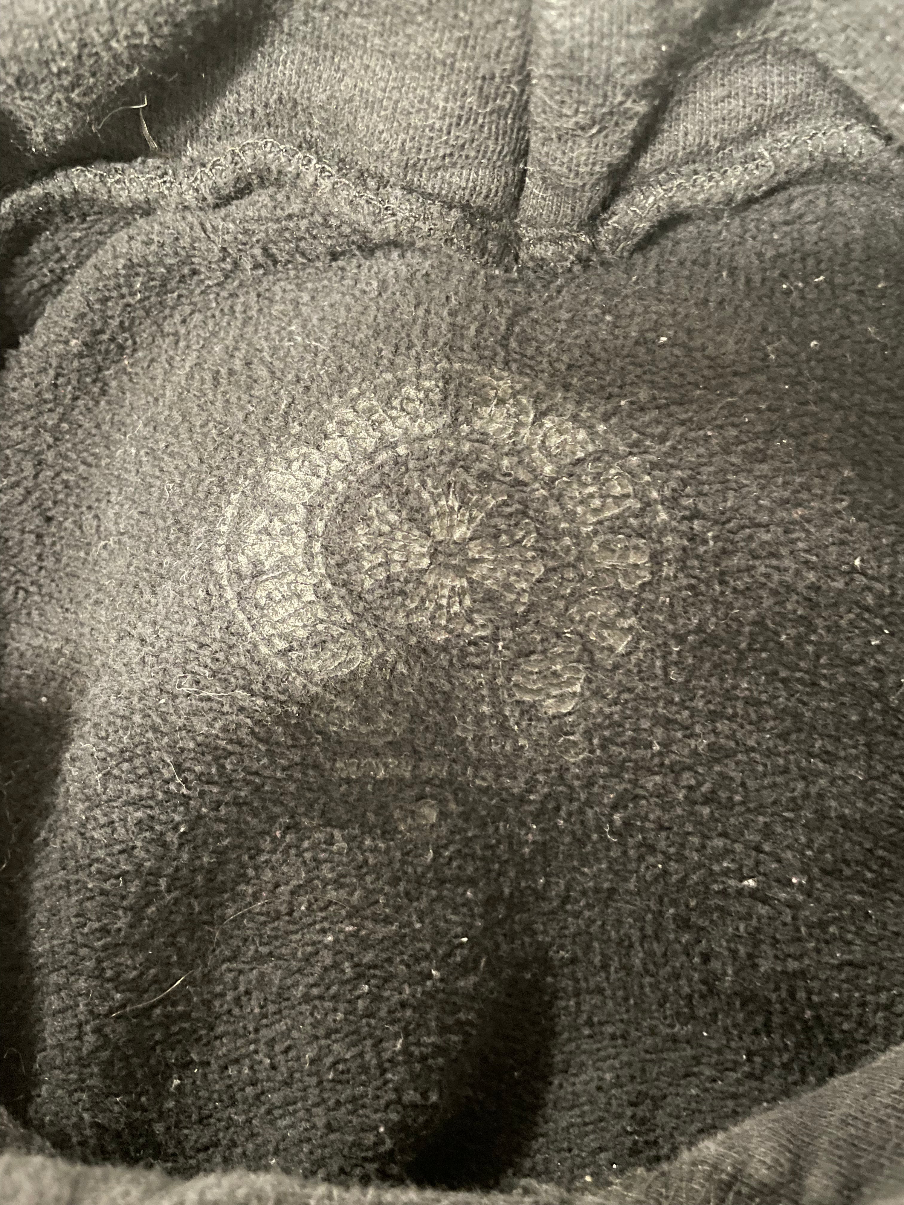 CHROME HEARTS/Hoodie/S/Graphic/Cotton/BLK/DEADLY DOLLS HORSESHOE view 3