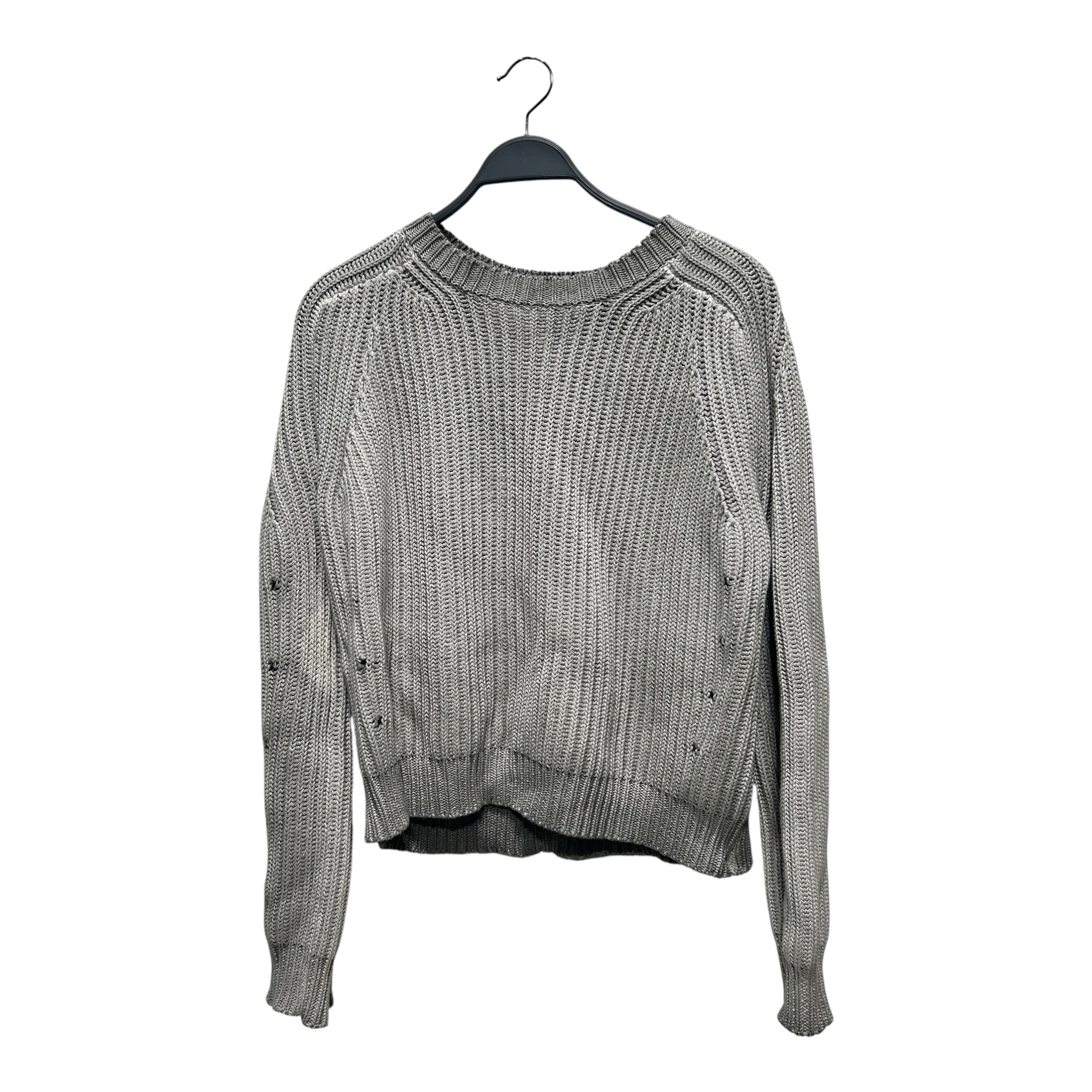 K-TWO STUDIOS/Sweater/S/Cotton/GRY/DISTRESS WASHED GREY view 1