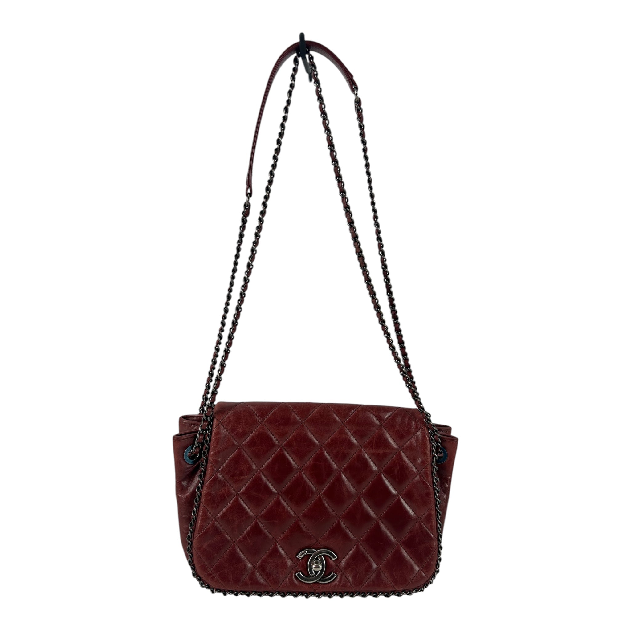 CHANEL/Cross Body Bag/Leather/BRD/21404462 CHAIN LINK WRAP view 1