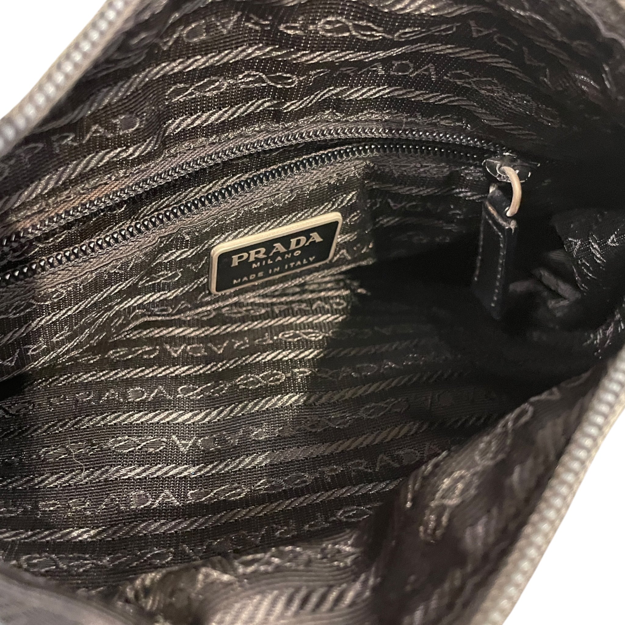 PRADA/Cross Body Bag/Nylon/GRN/Tessuto Front Flap view 4