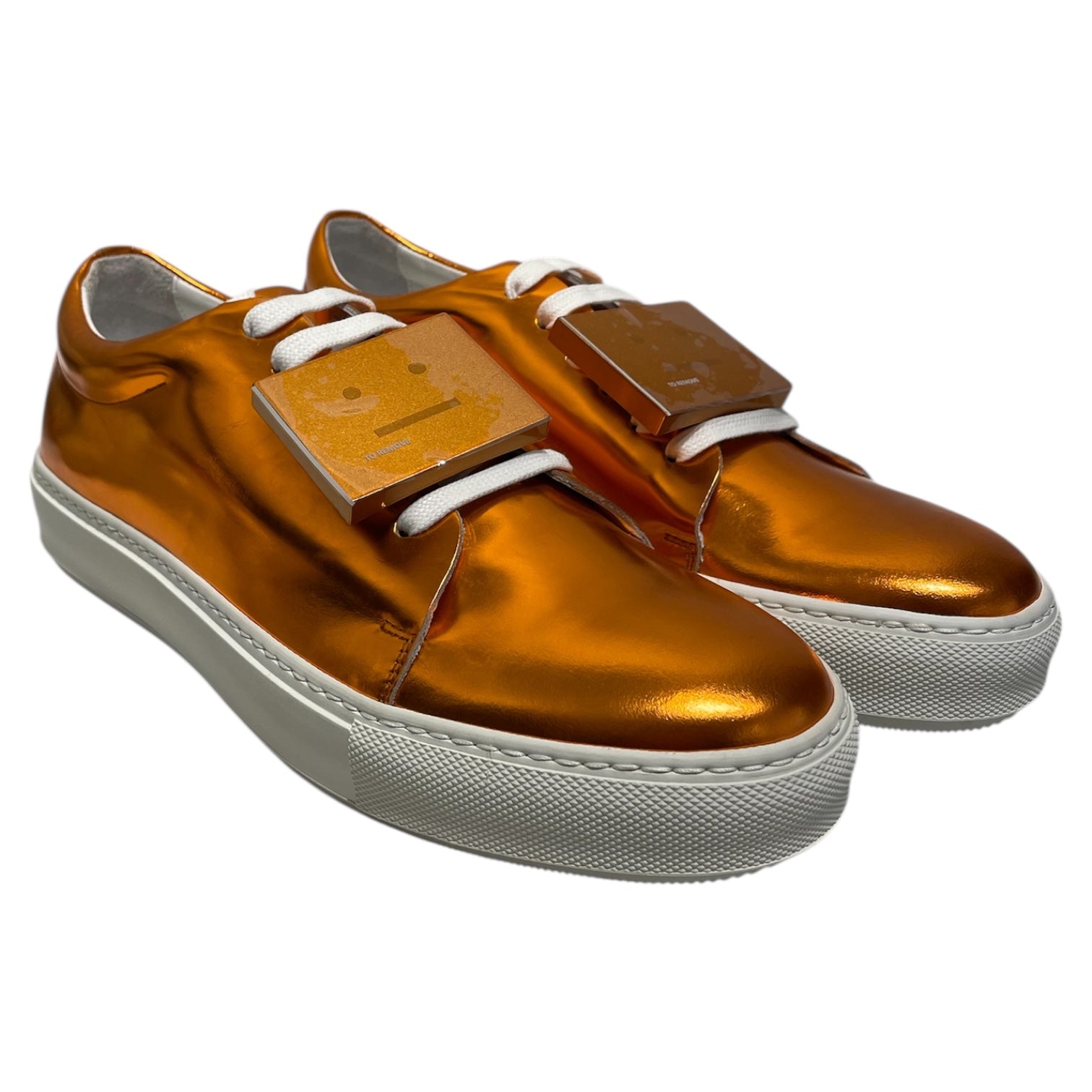 Acne Studios/Low-Sneakers/EU 41/ORN/adriana metallic view 1