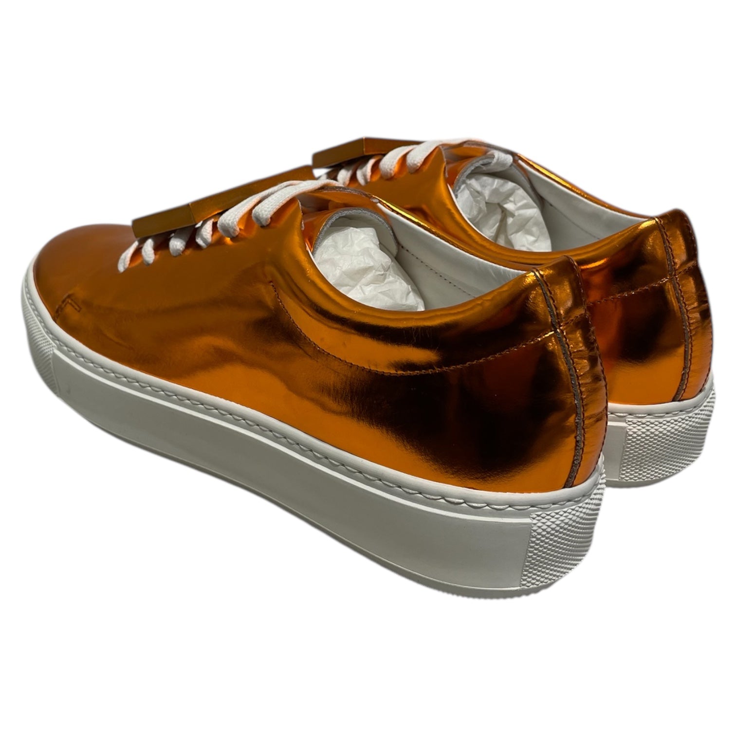 Acne Studios/Low-Sneakers/EU 41/ORN/adriana metallic view 2