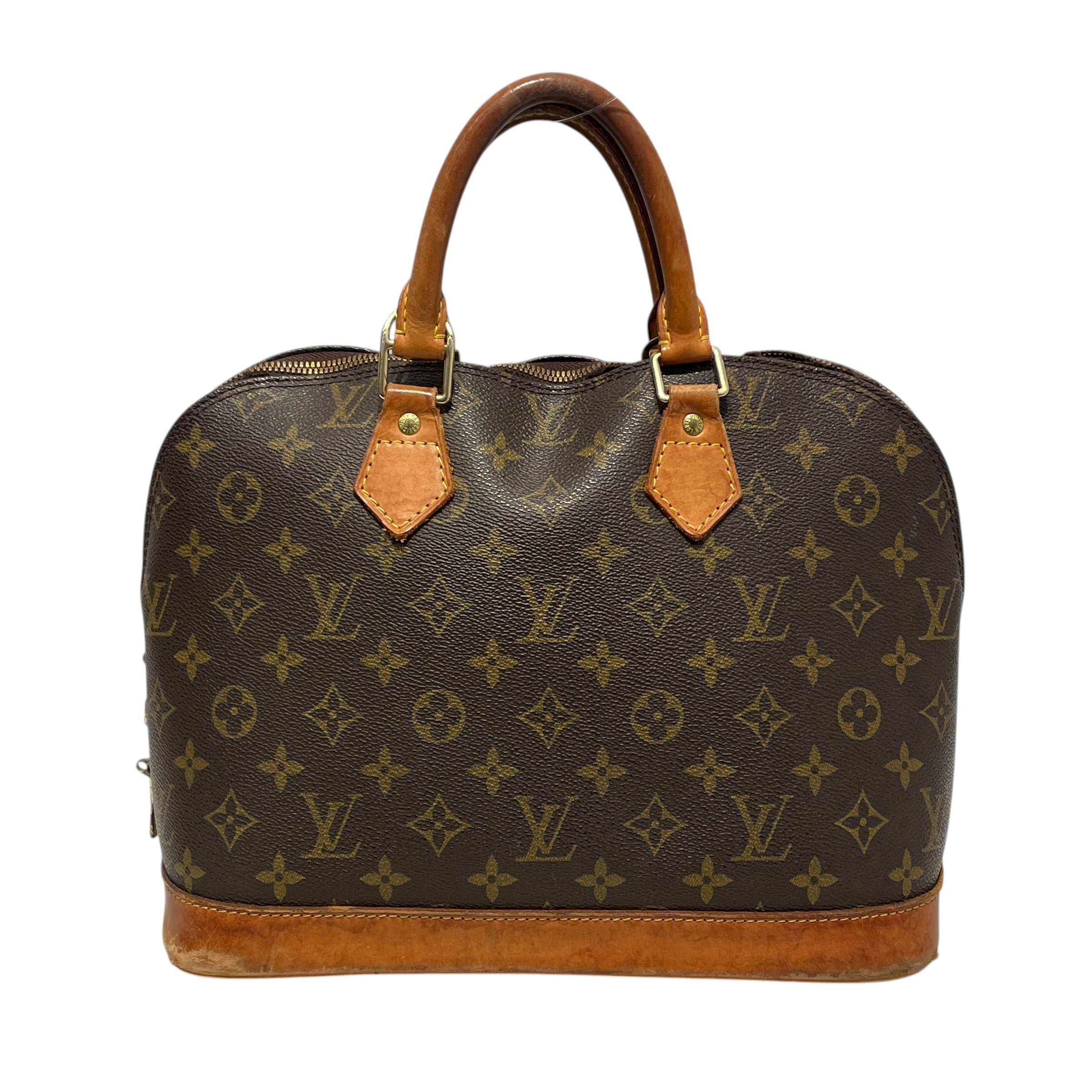 LOUIS VUITTON/Hand Bag/Monogram/Leather/BRW/Alma view 2