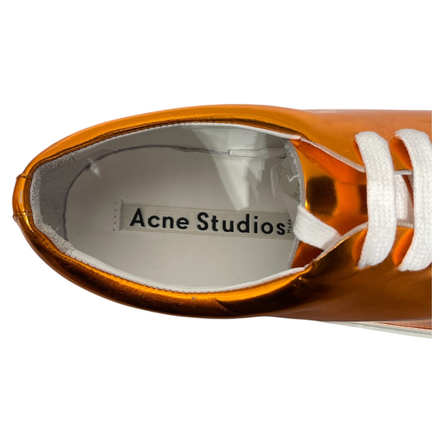 Acne Studios/Low-Sneakers/EU 41/ORN/adriana metallic view 3