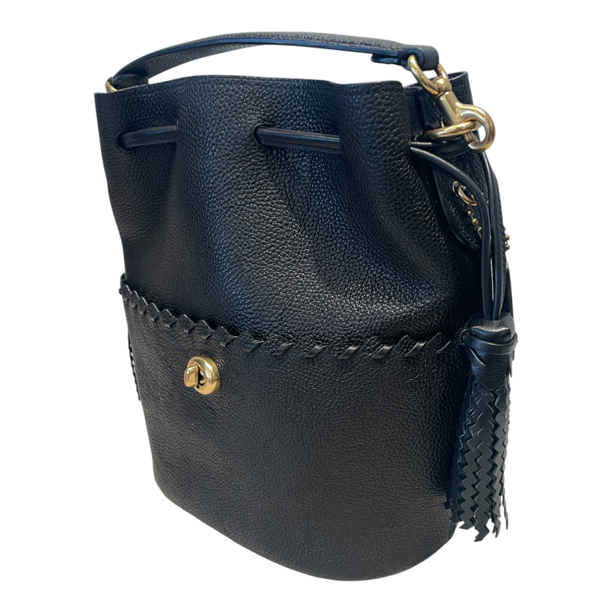 COACH/Cross Body Bag/Leather/BLK/LORA BUCKET BAG view 1