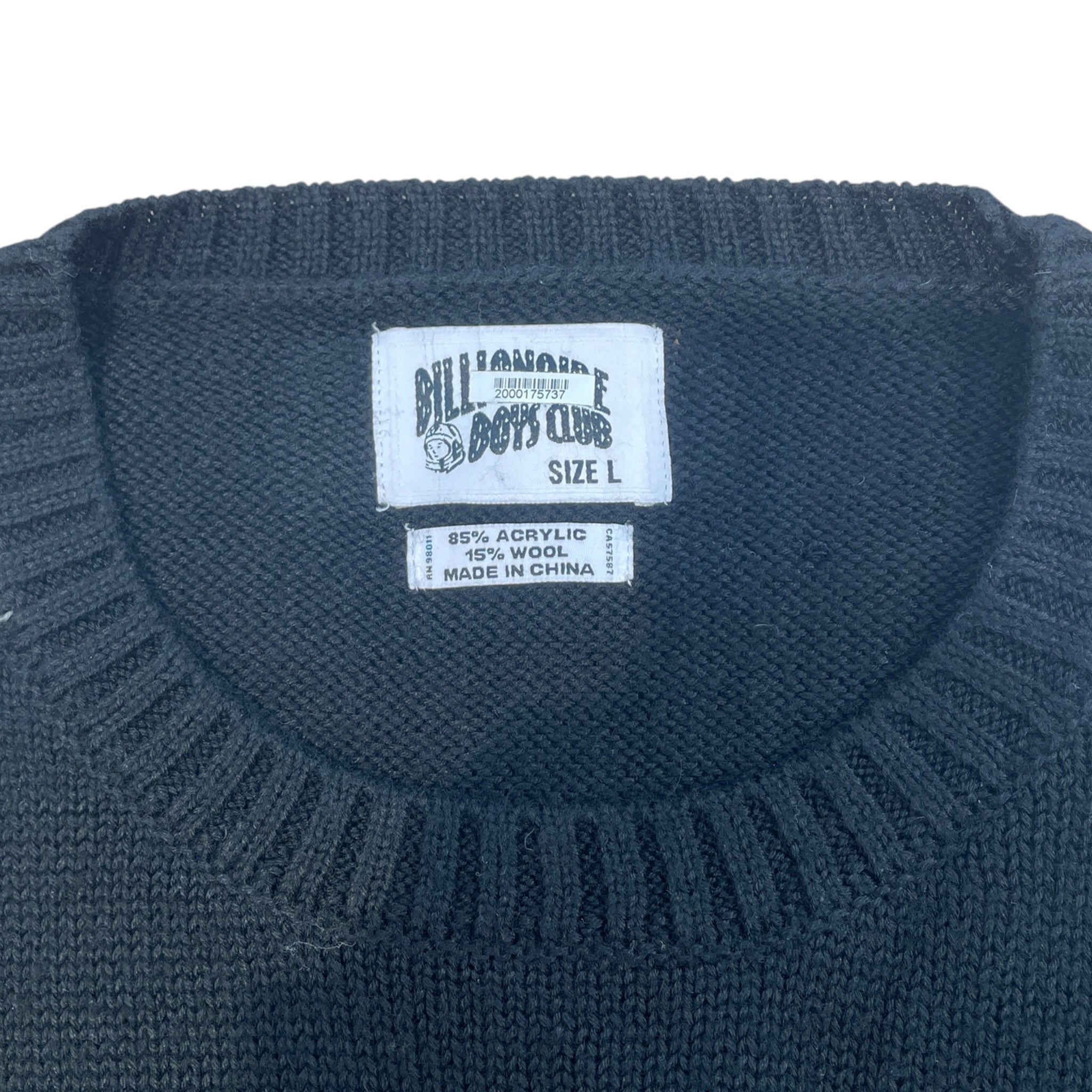 BILLIONAIRE BOYS CLUB/Sweater/L/Cotton/BLK/ view 3