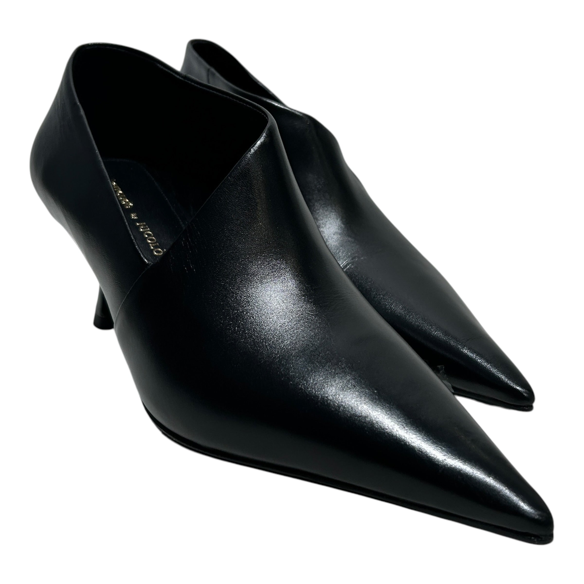 Larroude By Nicol R/Heels/US 9.5/Leather/BLK/ view 1