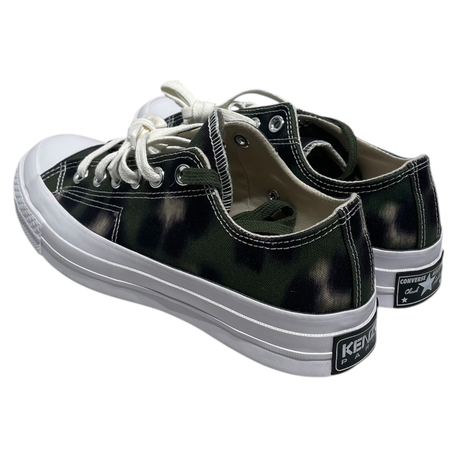 KENZO/CONVERSE/Low-Sneakers/US 6.5/Stripe/GRN/ view 2