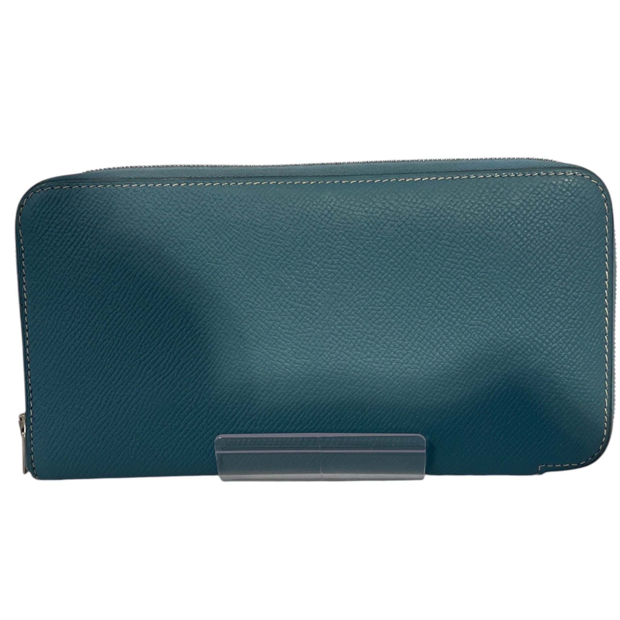HERMES/Long Wallet/Blue/Leather/ view 1
