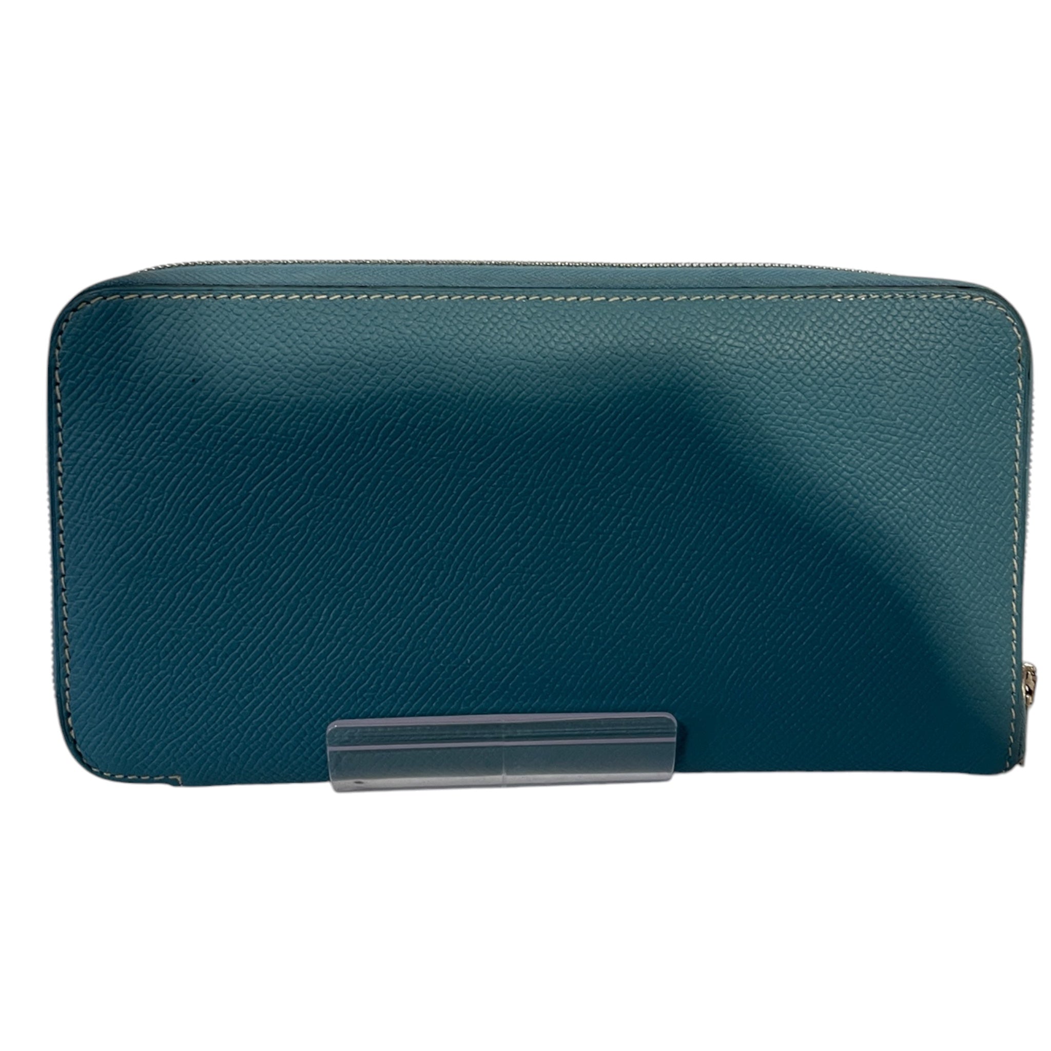 HERMES/Long Wallet/Blue/Leather/ view 2
