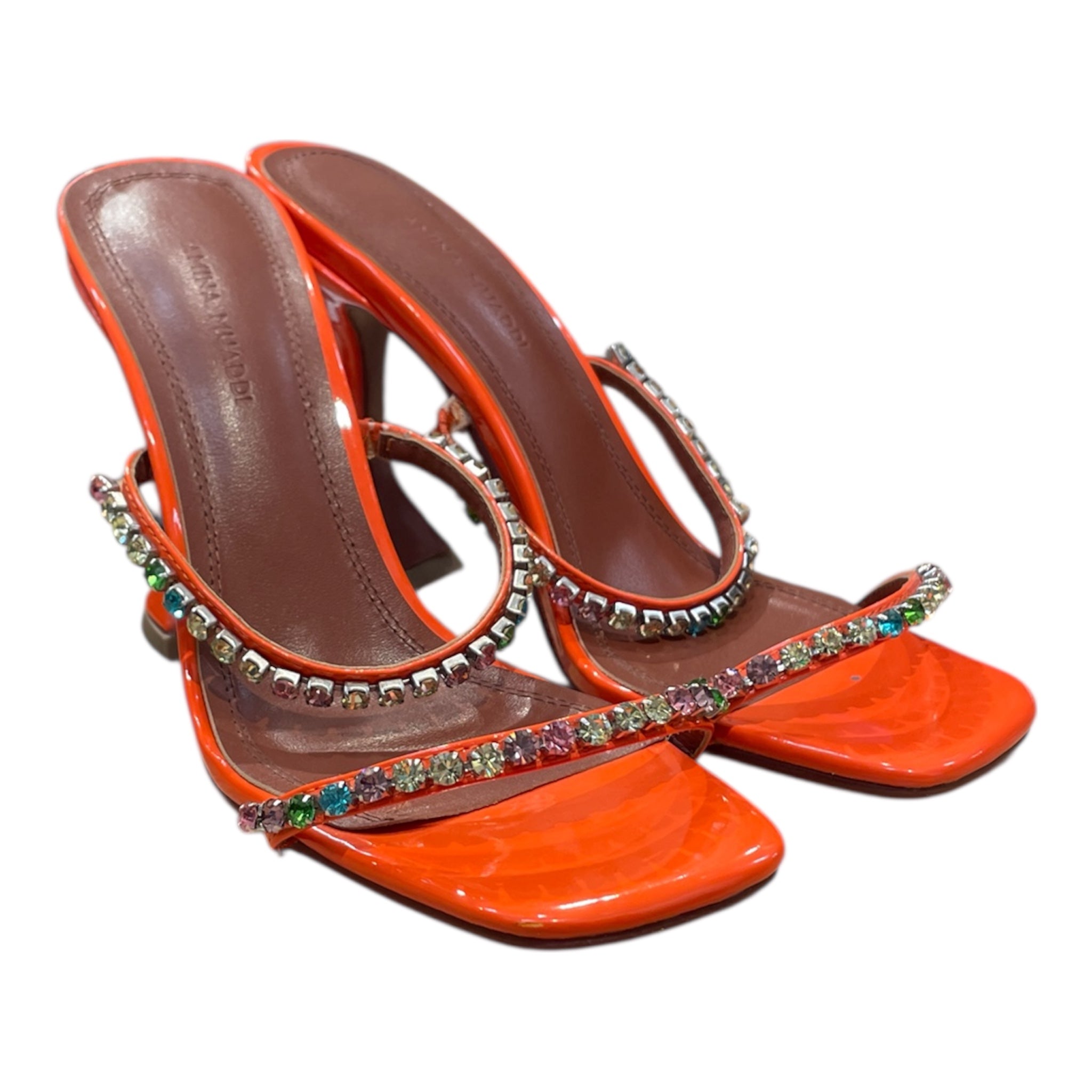 AMINA MUADDI/Heels/US 8/Leather/ORN/ view 1