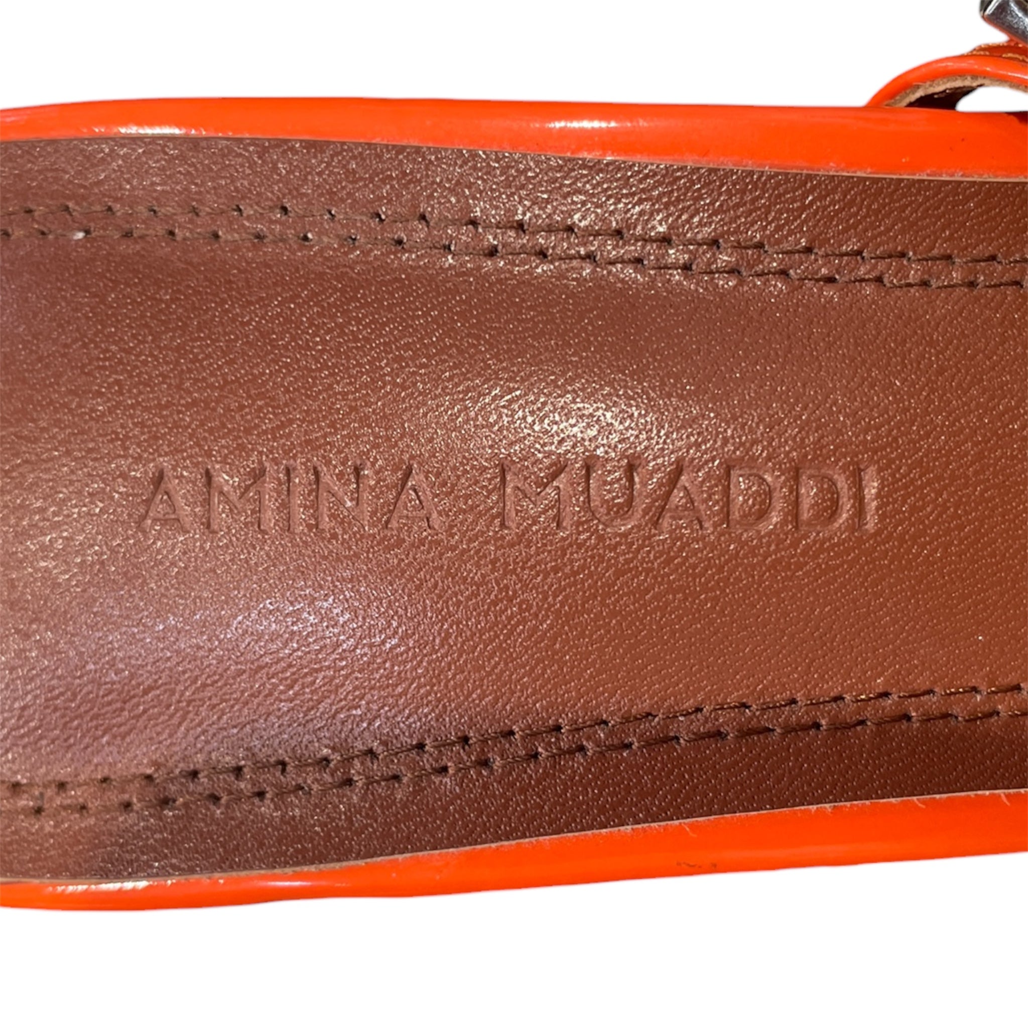 AMINA MUADDI/Heels/US 8/Leather/ORN/ view 3