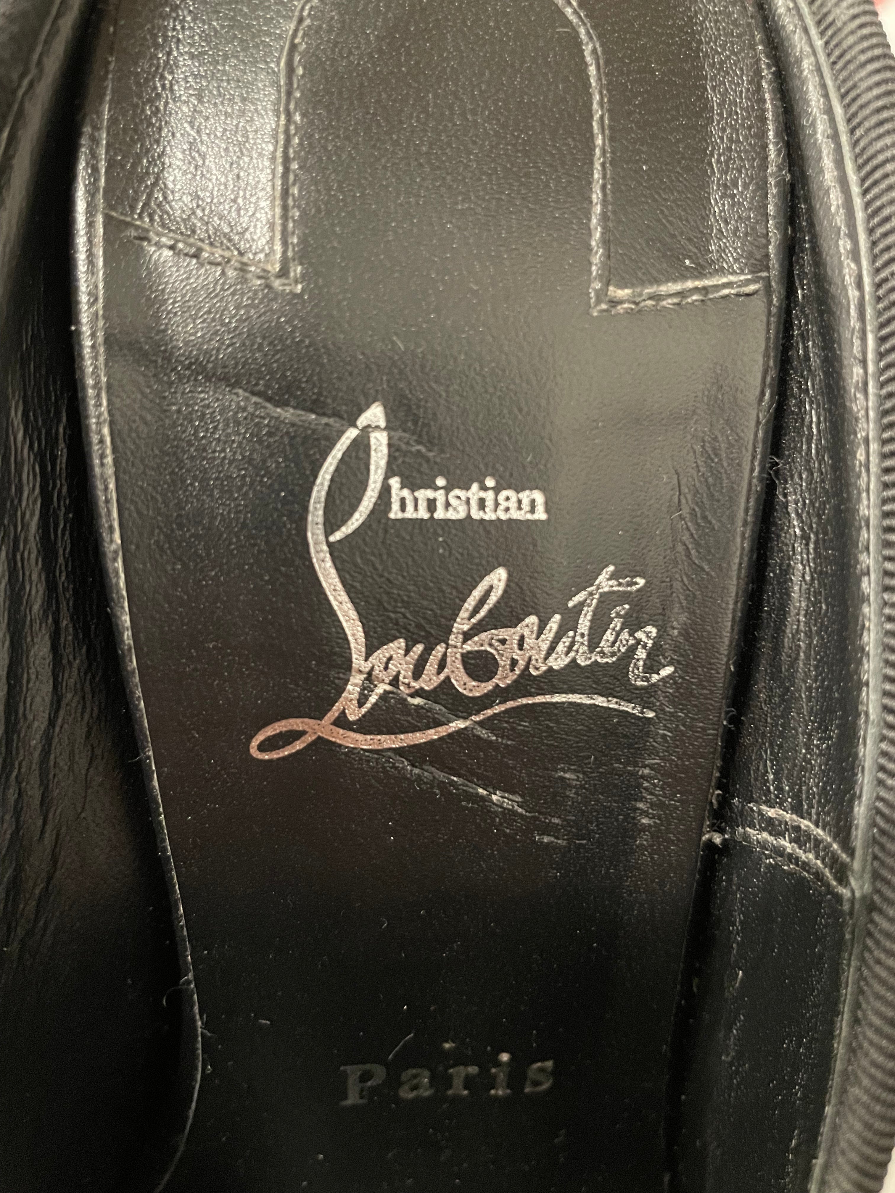 Christian Louboutin/Heels/EU 38.5/Leather/BLK/CASSIA MULES BALLET SQUARE TOE view 3