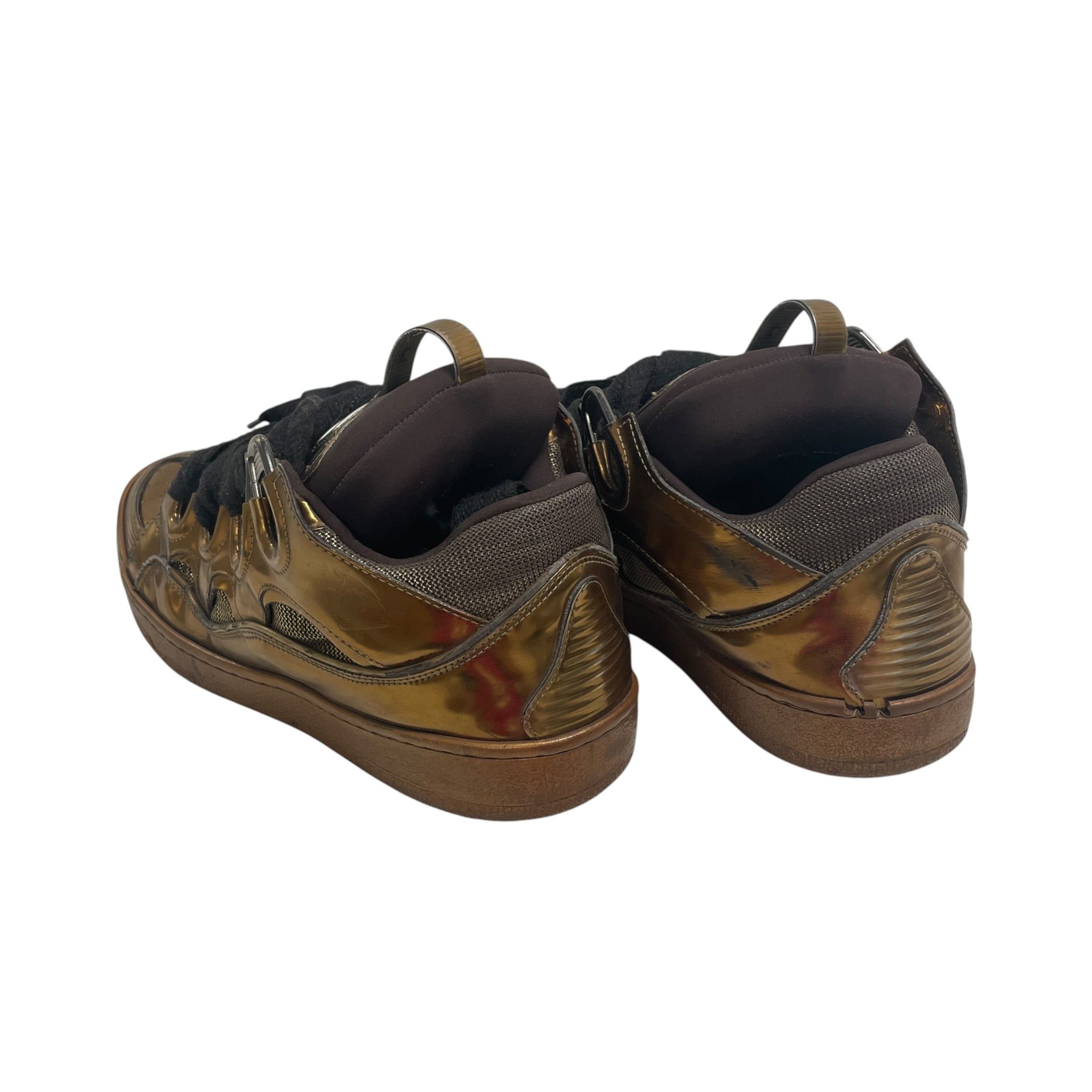 LANVIN/Low-Sneakers/US 11/BRW/BRONZE CURB SNEAKER view 2