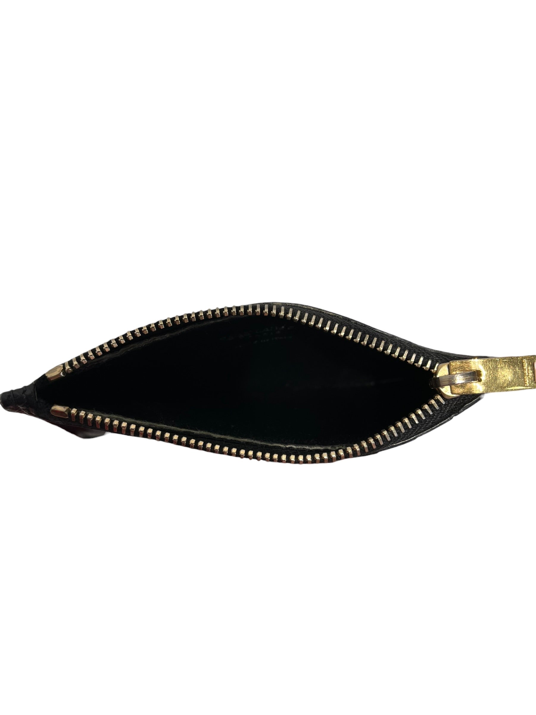 SAINT LAURENT/Wallet/Leather/BLK/FRAGMENTS ZIPPED CARD 1NN34610 view 3