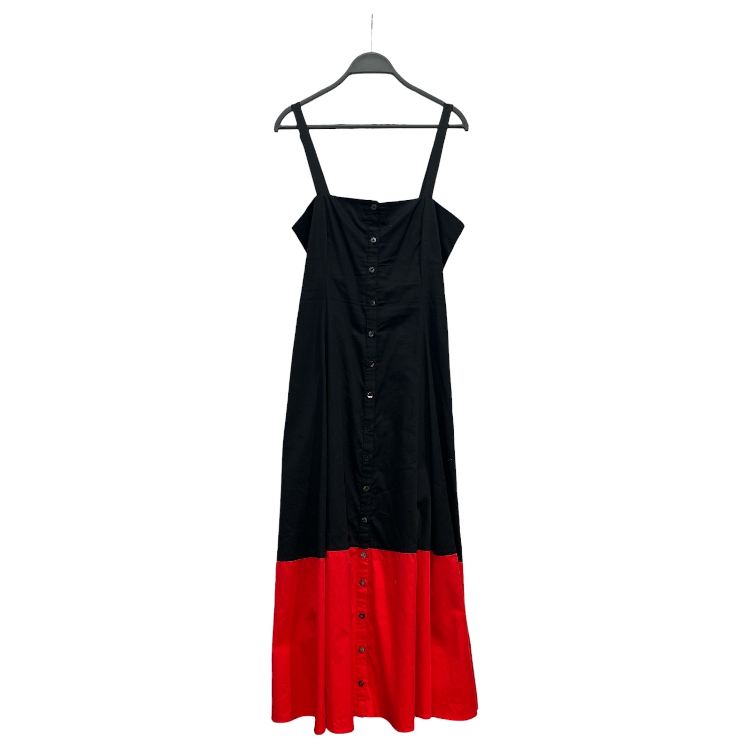 Mara Hoffman/Camisole Dress/2/Cotton/BLK/BLACK TOP/RED BOTTOM view 1