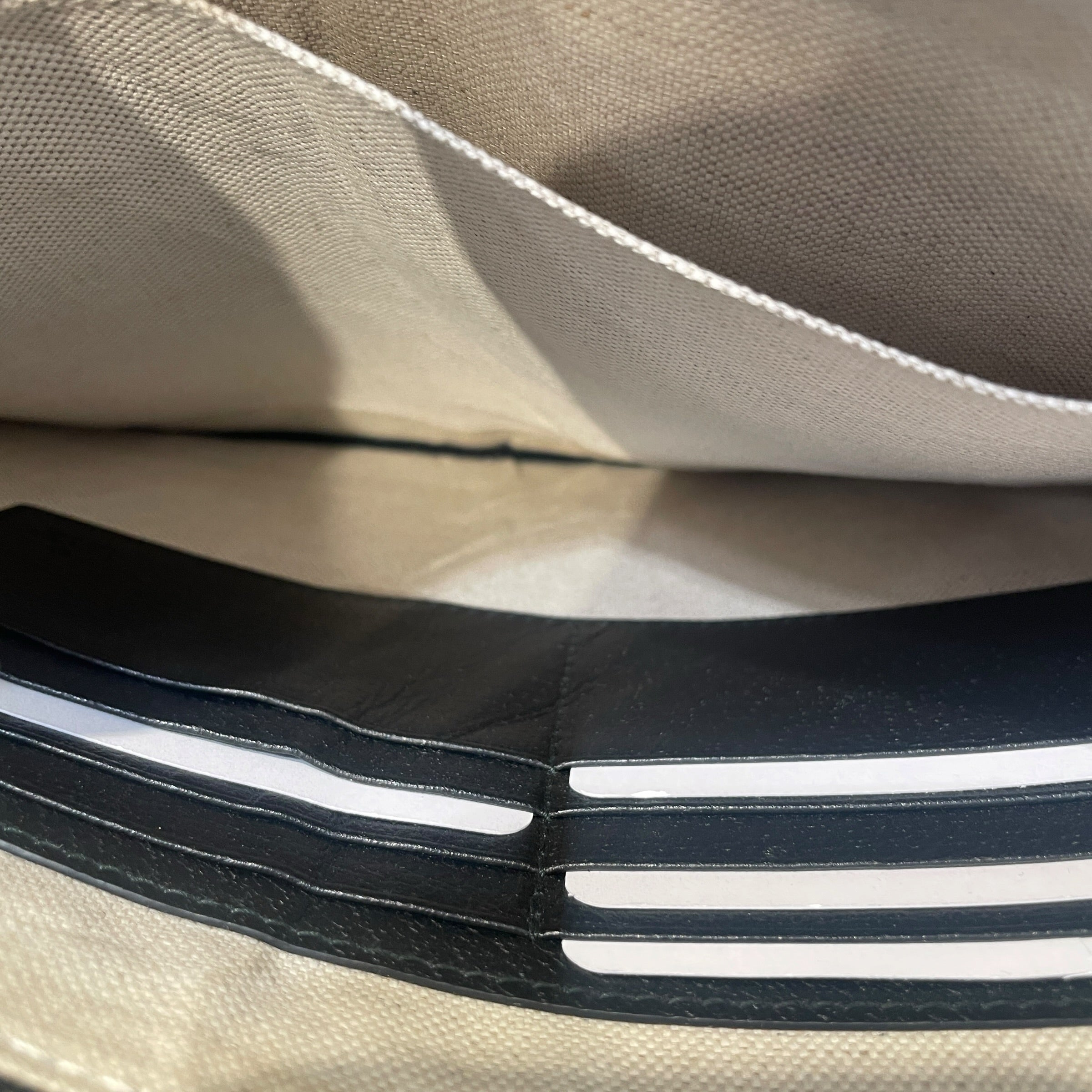 GUCCI/Pouch/Leather/BLK/Bee Monogram Pouch view 3