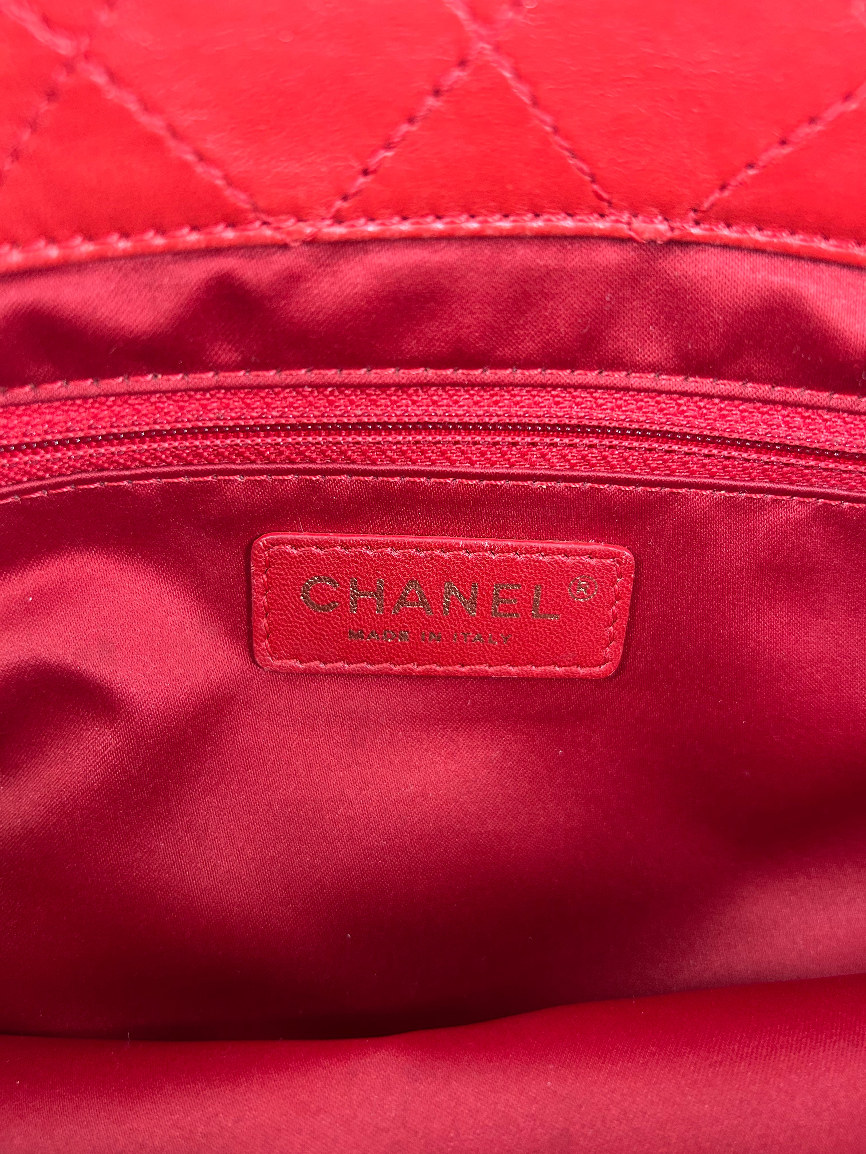 CHANEL/Tote Bag/Leather/RED/18927033 LAMBSKIN view 5