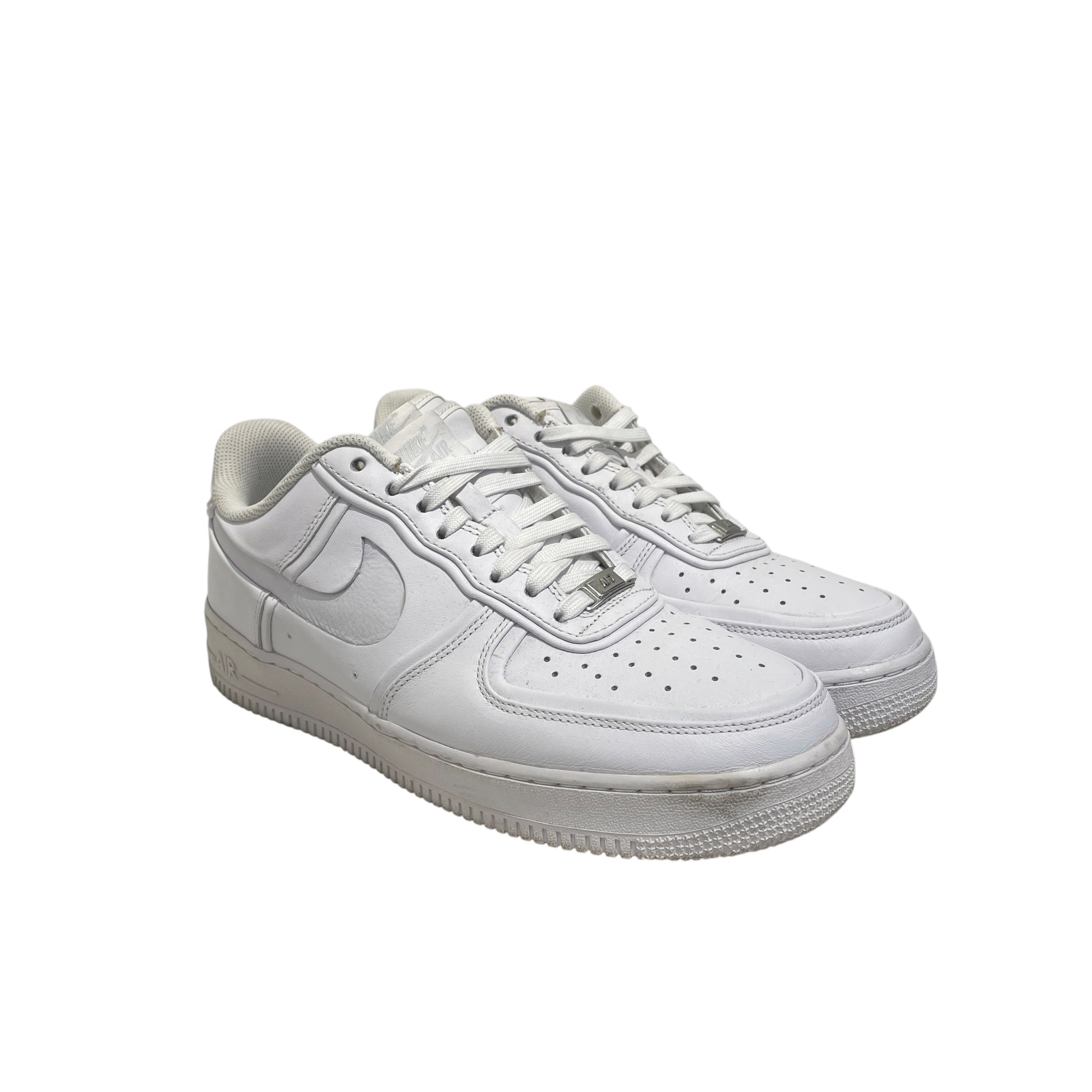 NIKE/AIR FORCE 1 LOW JOHN ELLIOTT/Low-Sneakers/US 10.5/Leather/WHT/AO9291-100 view 1
