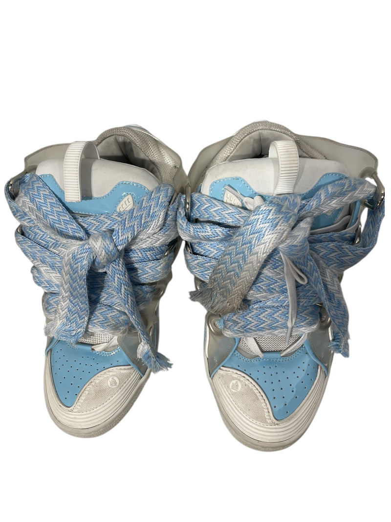LANVIN/Low-Sneakers/US 10/BLU/Baby Blue White Mix