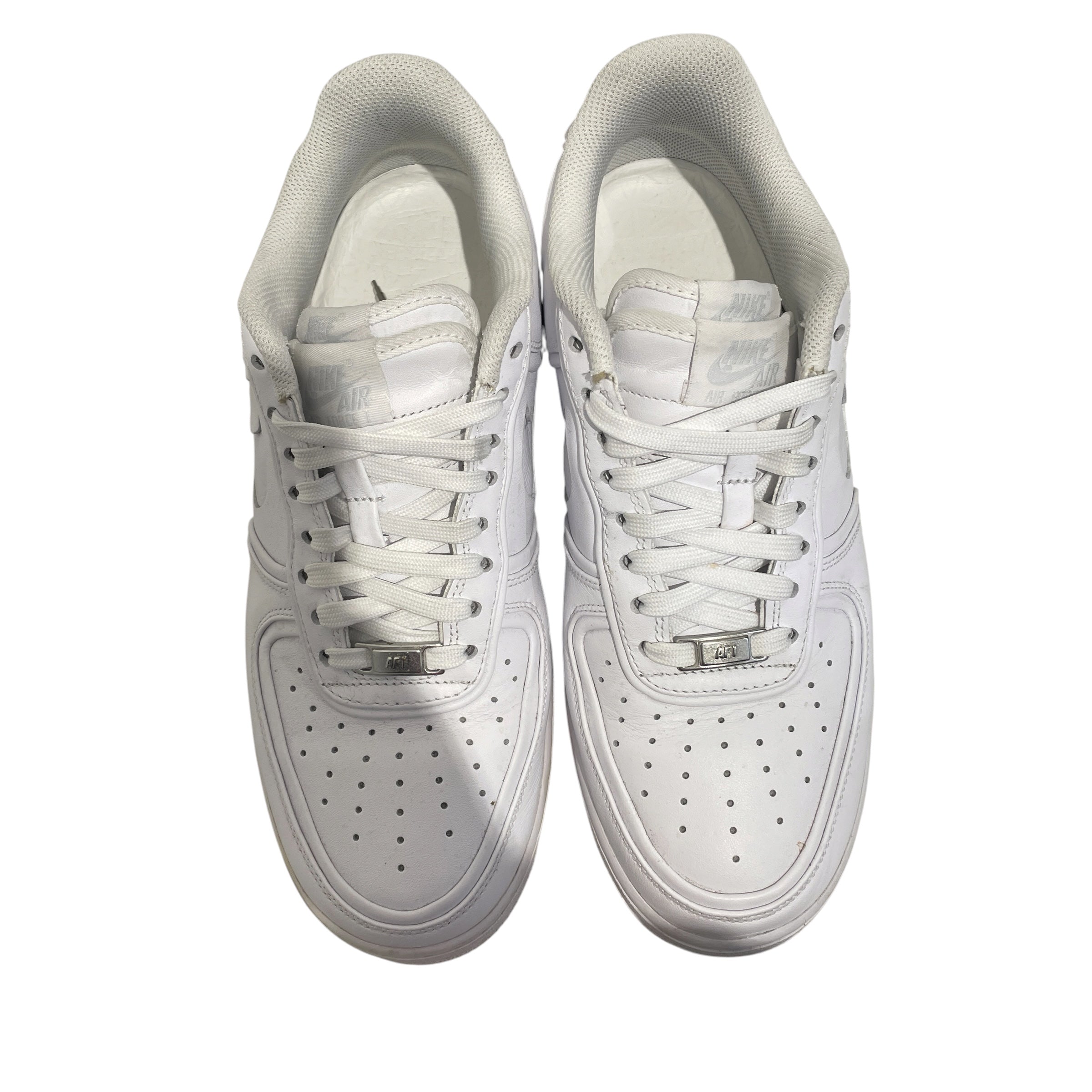 NIKE/AIR FORCE 1 LOW JOHN ELLIOTT/Low-Sneakers/US 10.5/Leather/WHT/AO9291-100 view 3