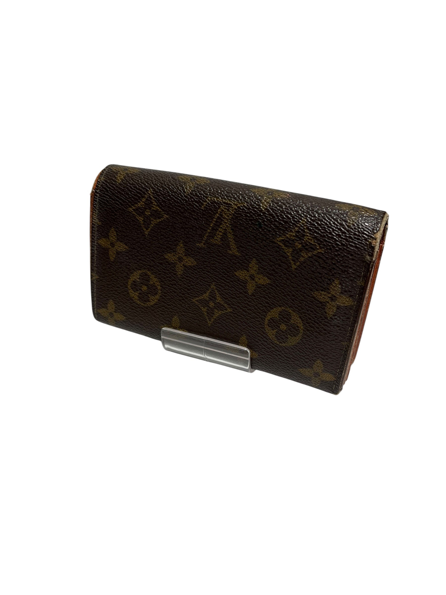 LOUIS VUITTON/Wallet/Monogram/Leather/BRW/PORTE MONNAIE view 2