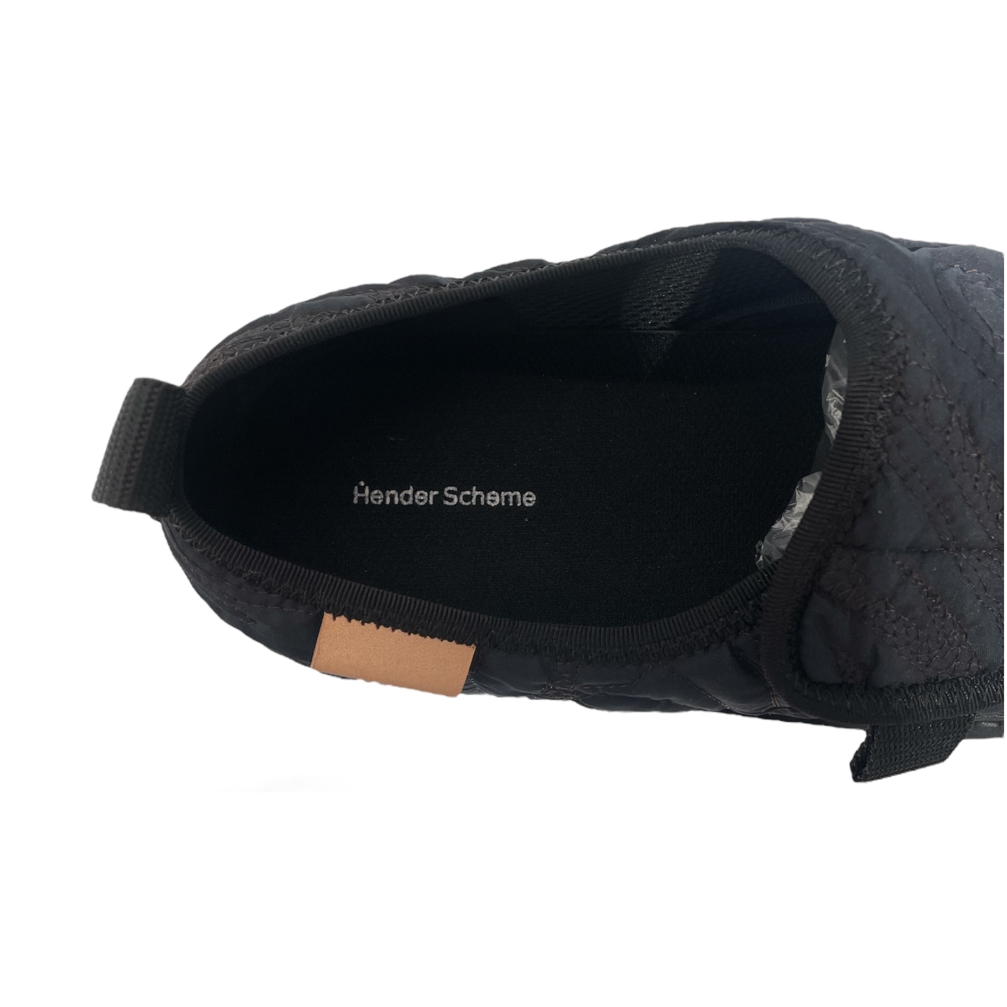 Hender Scheme/Low-Sneakers/Cotton/BLK/medi mocca quilting shoes view 3