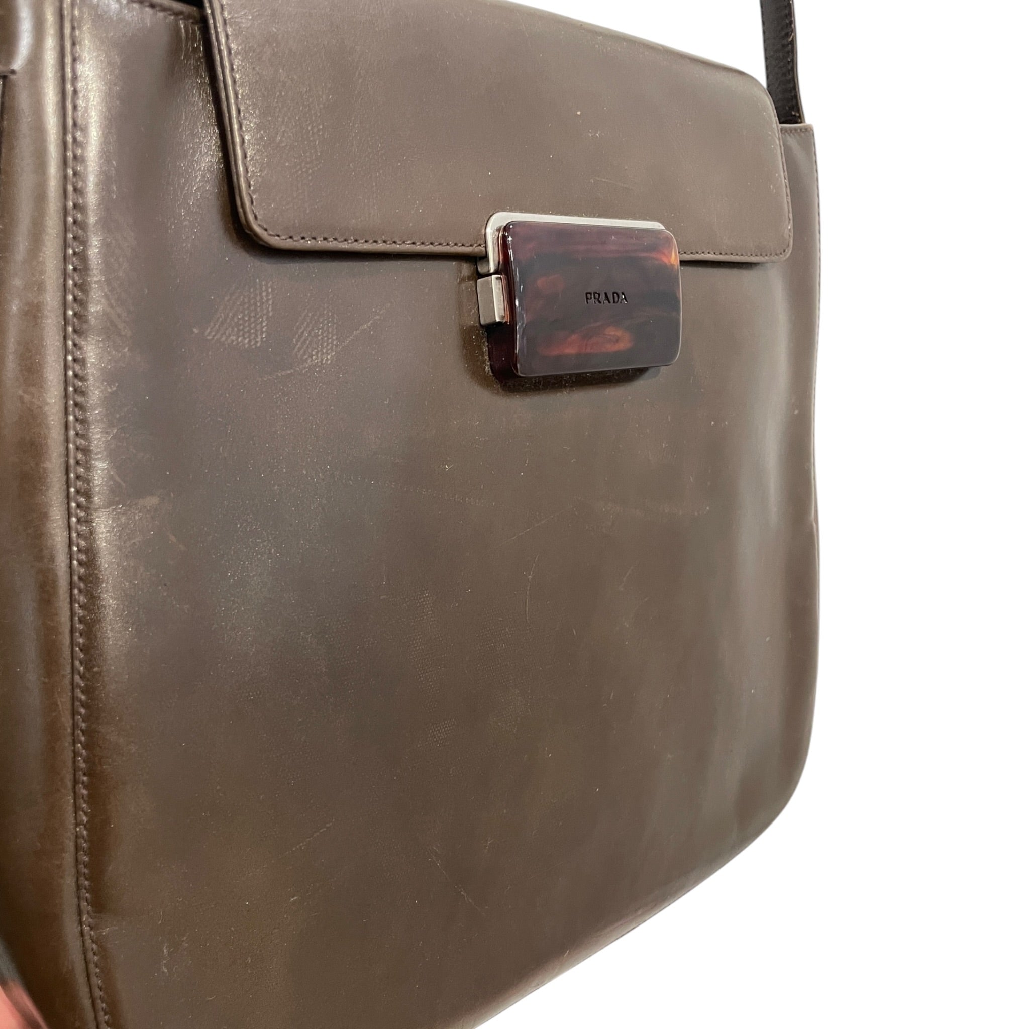 PRADA/Bag/Leather/BRW/BRWN SHOULDER BAG view 5
