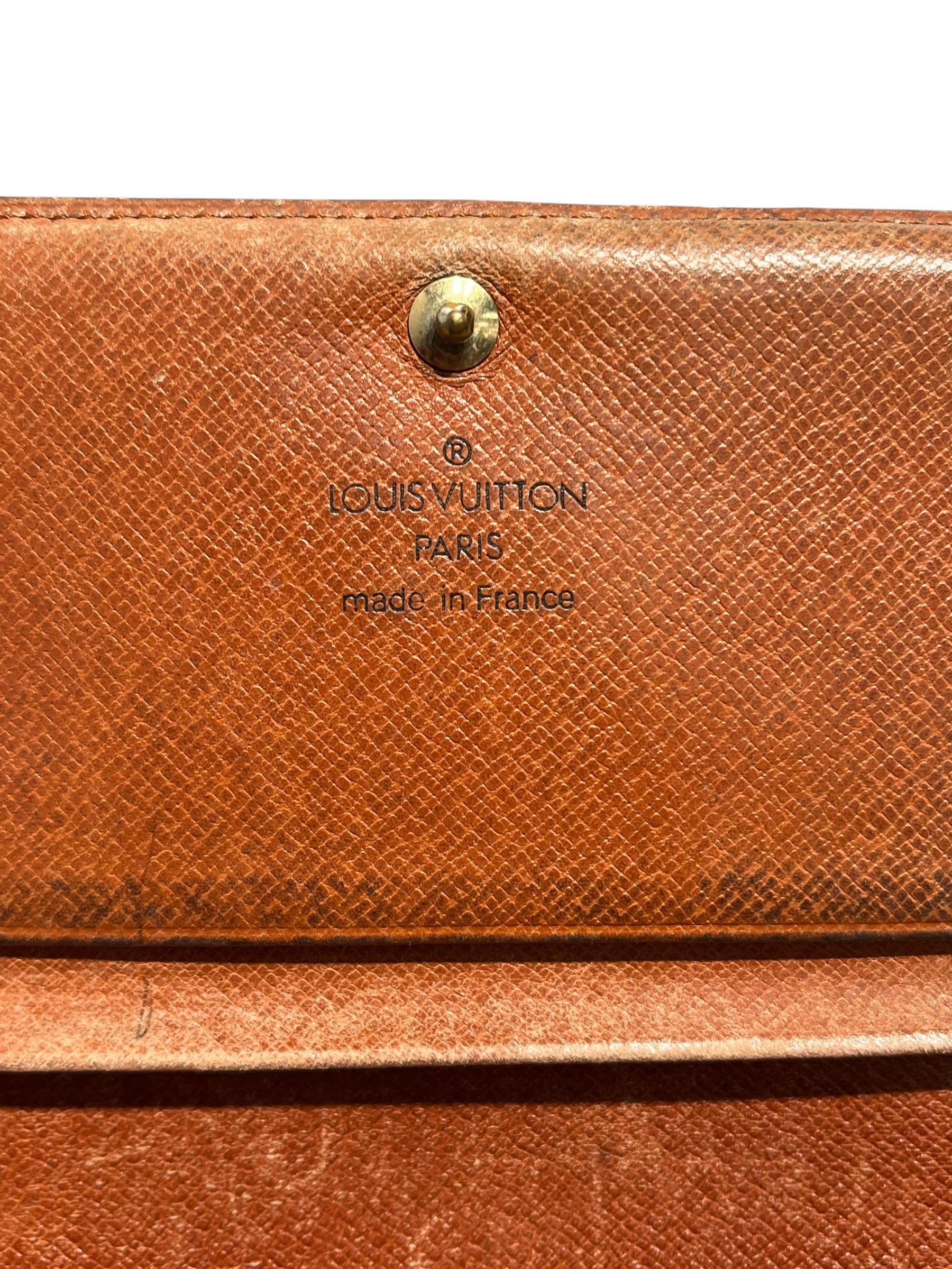 LOUIS VUITTON/Wallet/Monogram/Leather/BRW/PORTE MONNAIE view 6