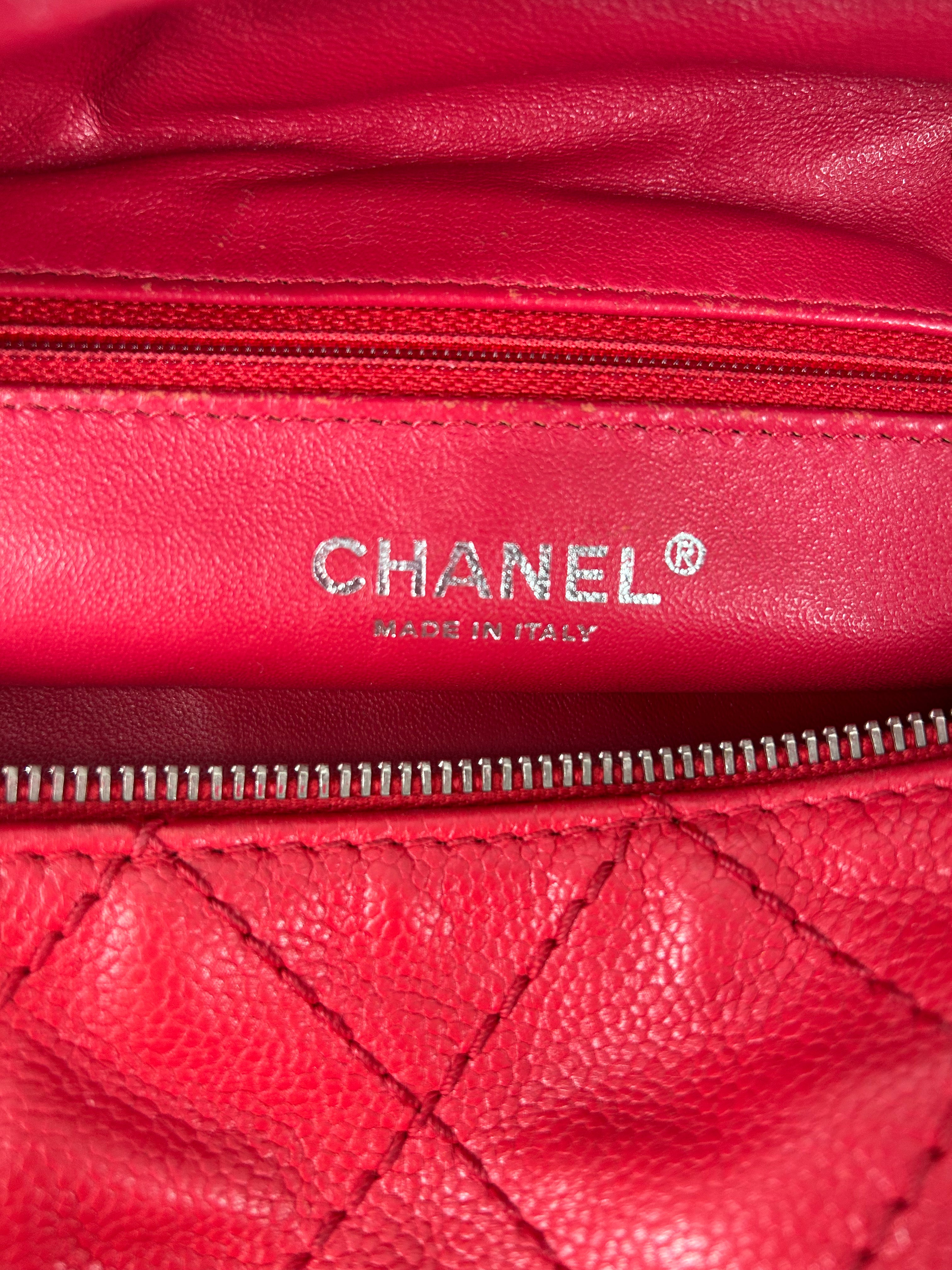 CHANEL/Tote Bag/Cotton/RED/12810813 view 5