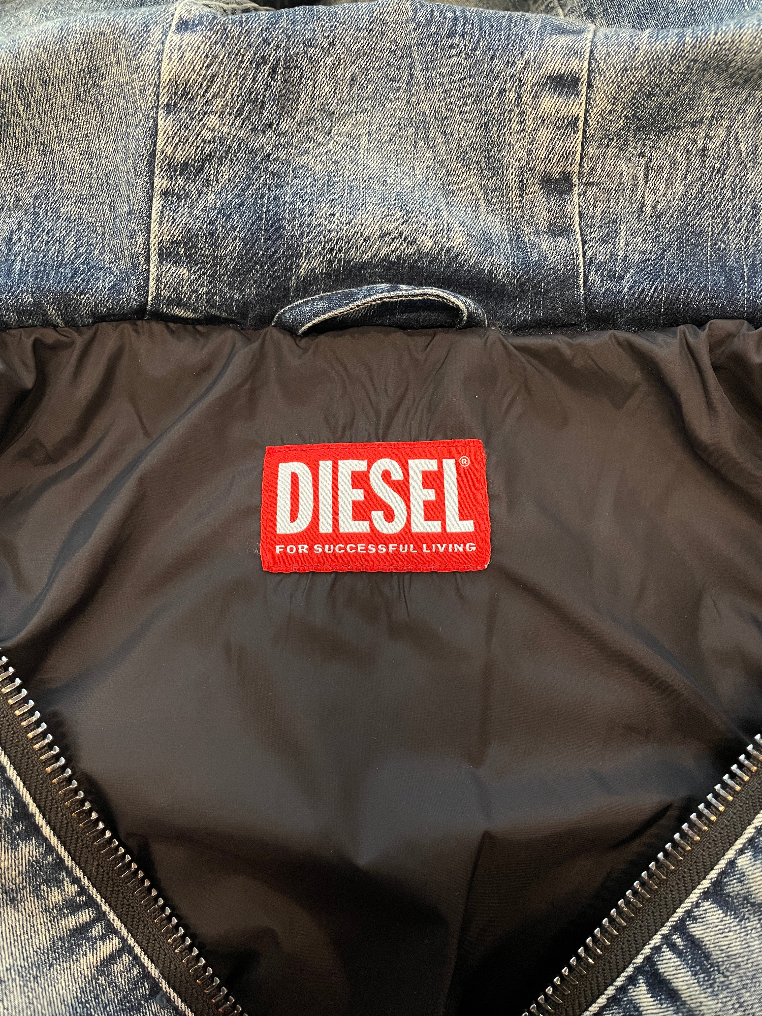 DIESEL/Puffer Jkt/48/Cotton/IDG/DIESEL W MONS PUFFER JKT view 5