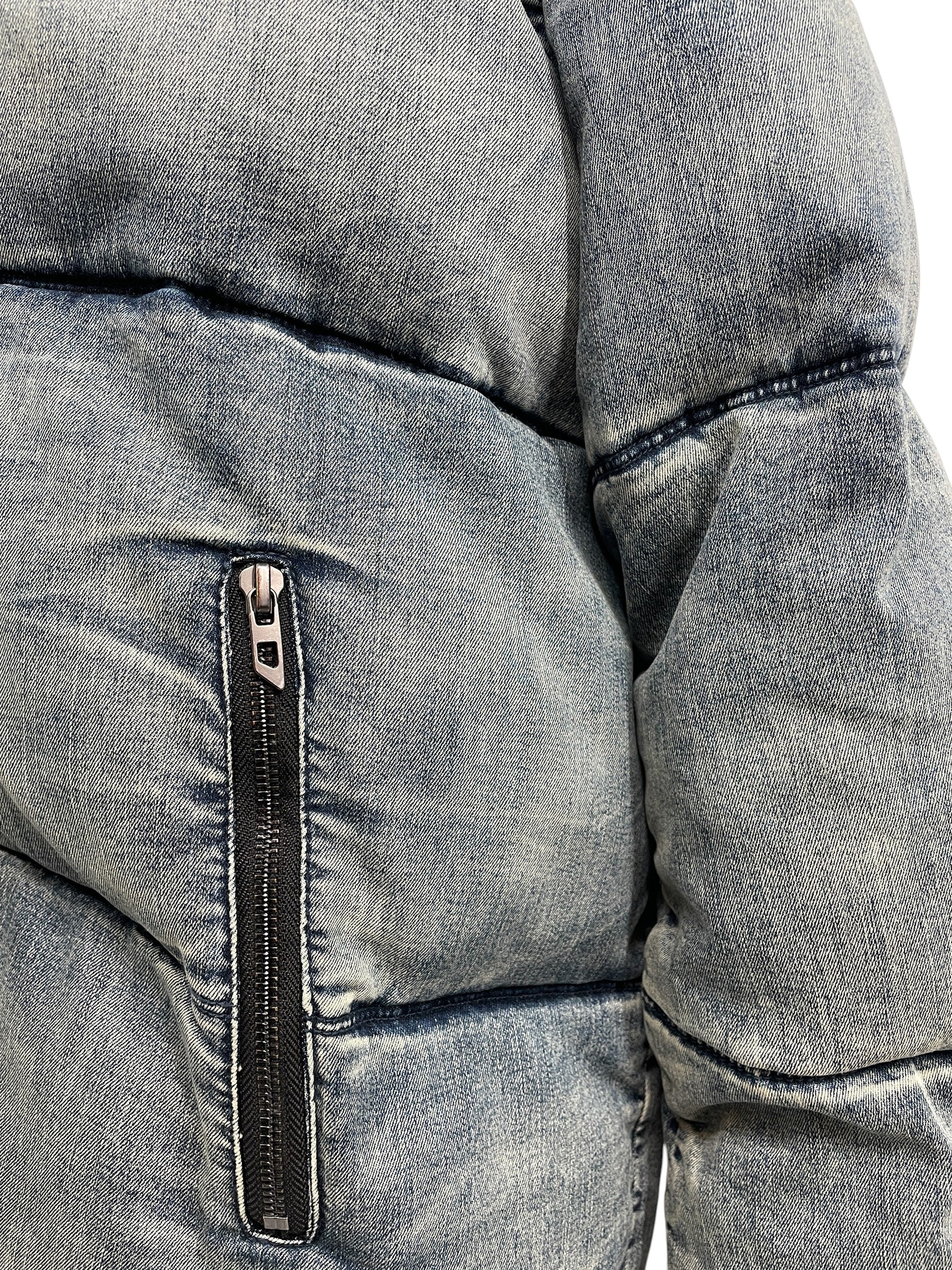 DIESEL/Puffer Jkt/48/Cotton/IDG/DIESEL W MONS PUFFER JKT view 4