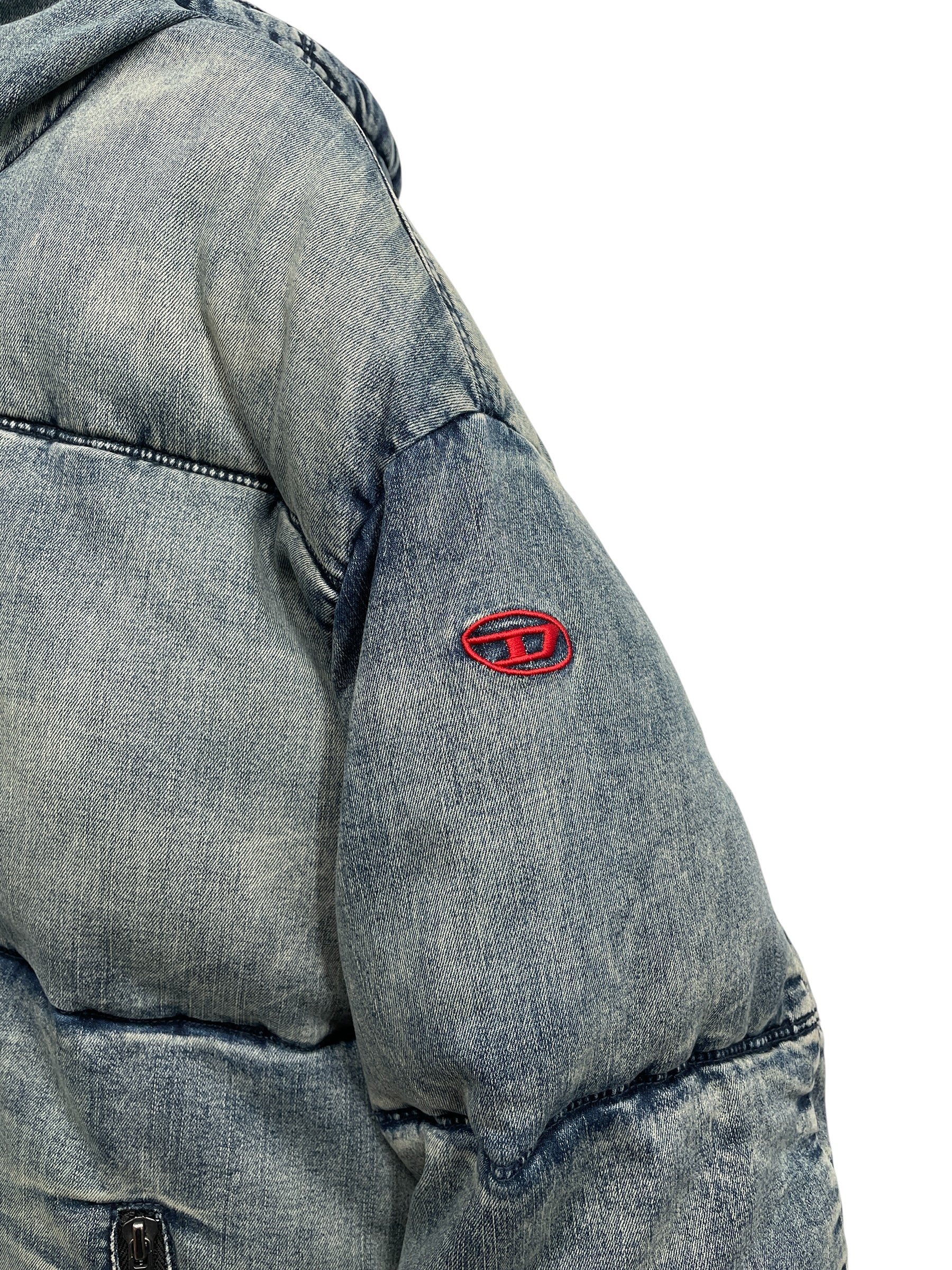 DIESEL/Puffer Jkt/48/Cotton/IDG/DIESEL W MONS PUFFER JKT view 3