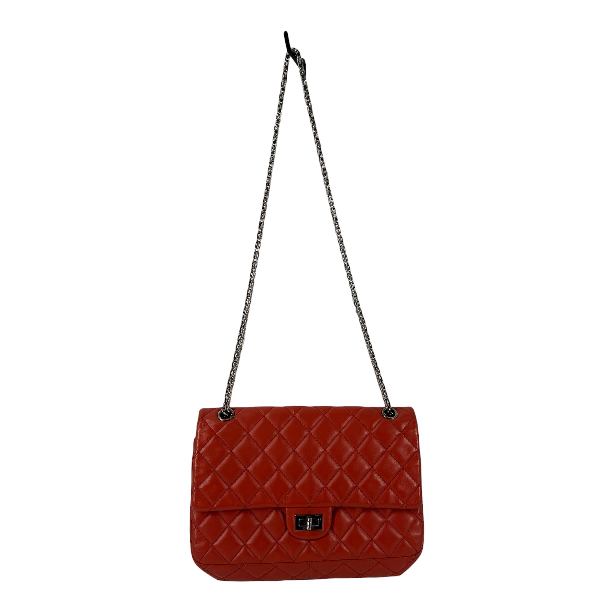 CHANEL/Cross Body Bag/Leather/RED/14588671 view 1